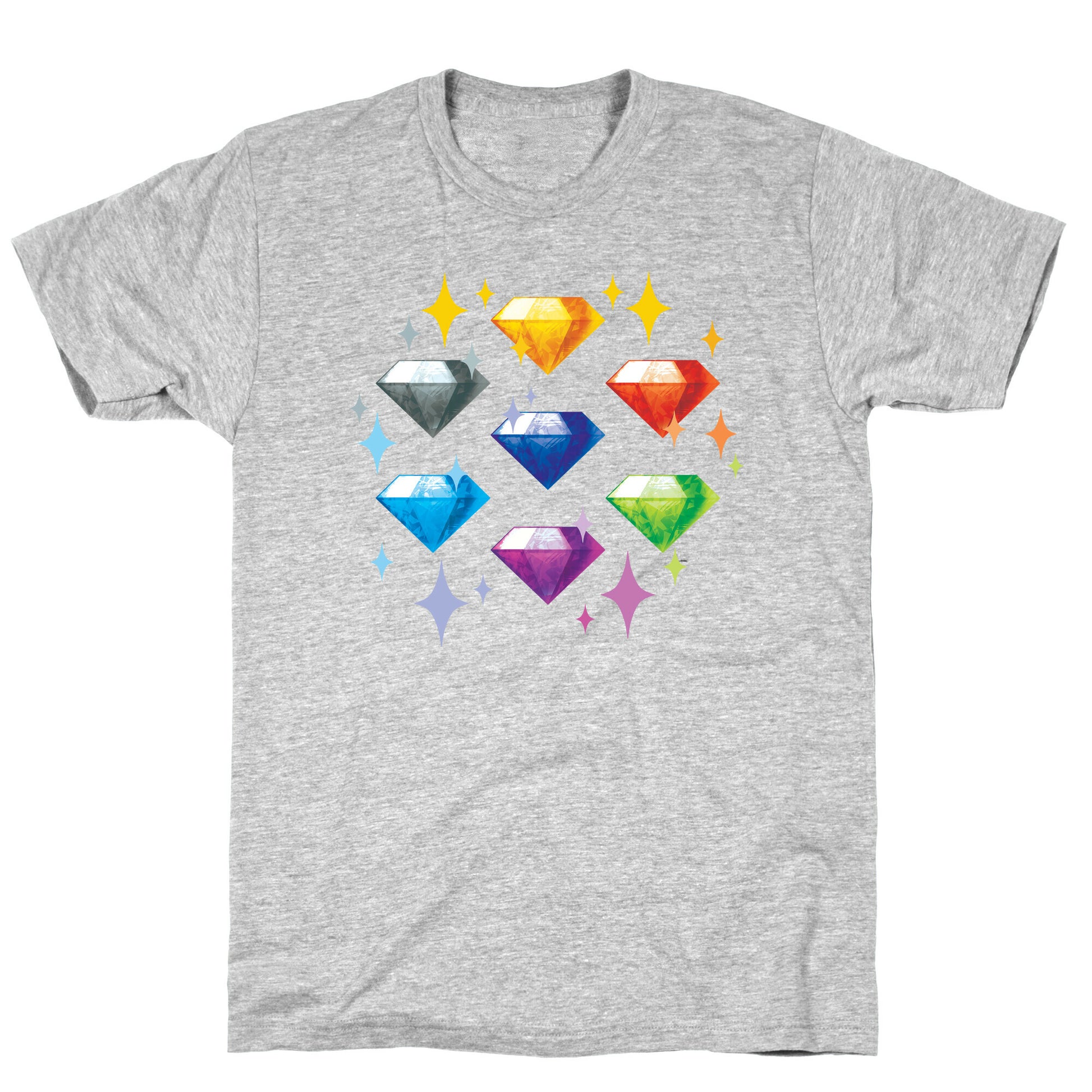 Chaos Emeralds Pattern T-Shirt