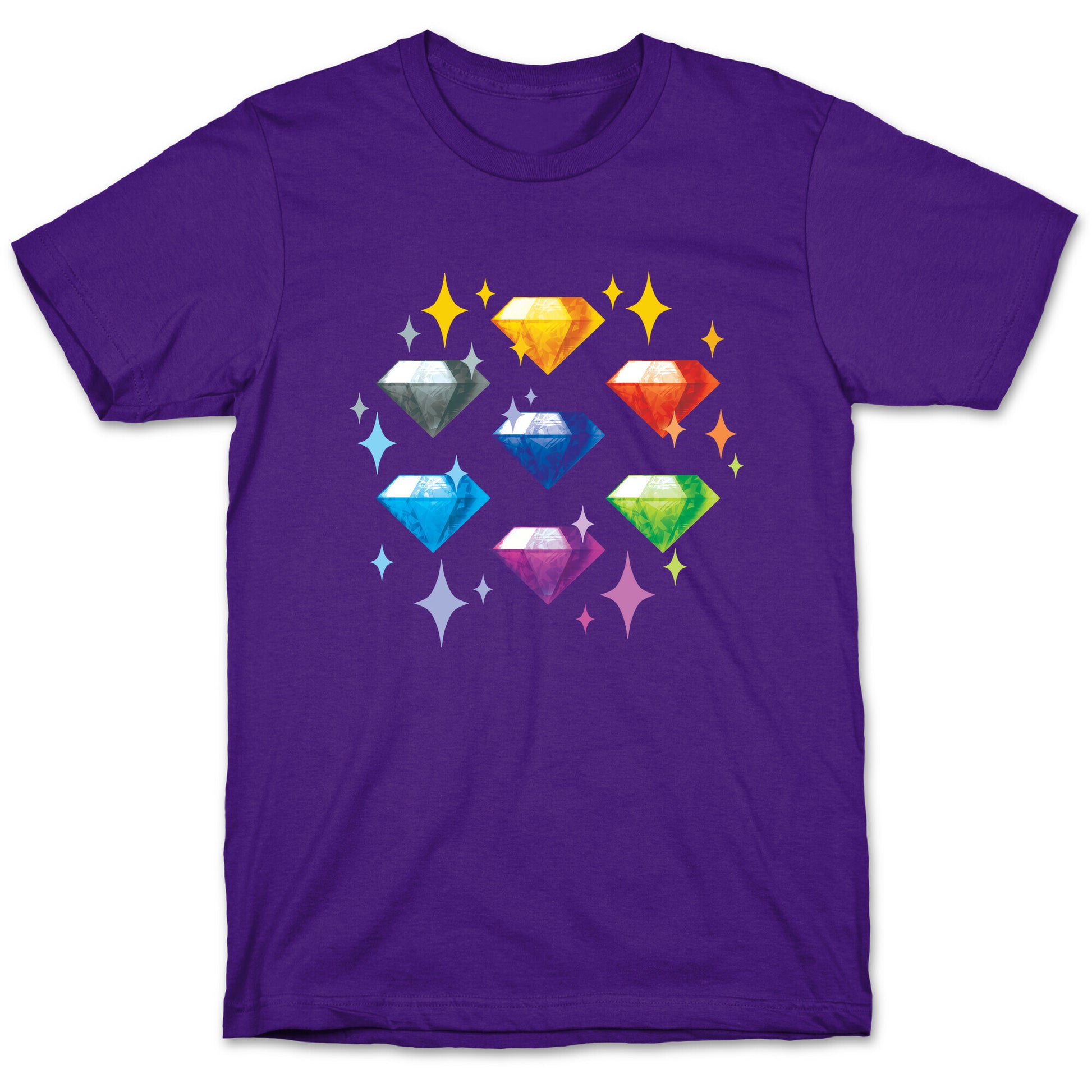 Chaos Emeralds Pattern T-Shirt