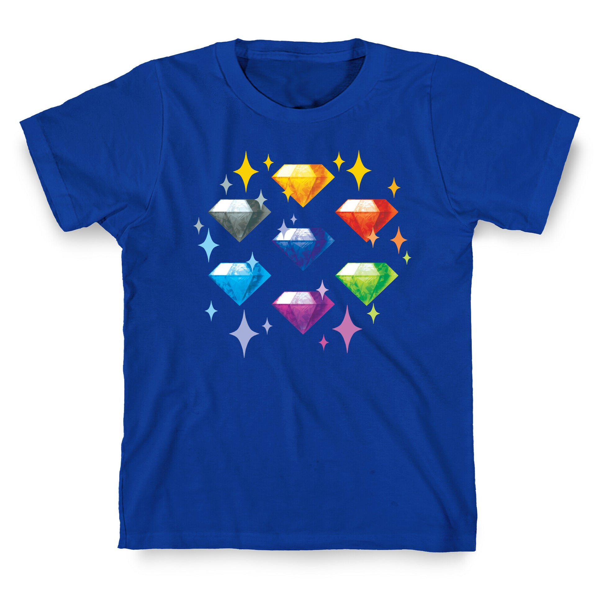Chaos Emeralds Pattern T-Shirt