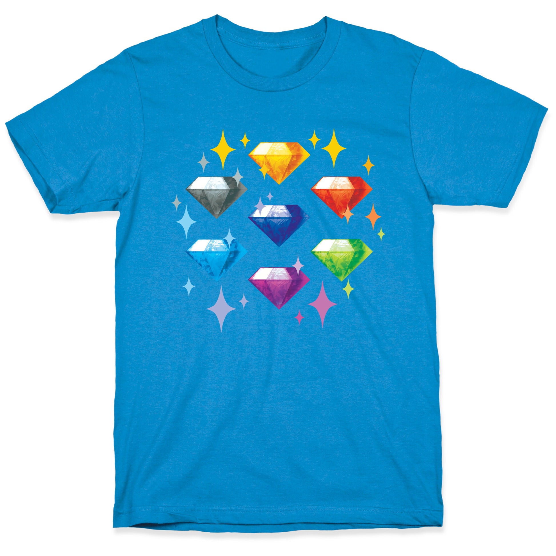 Chaos Emeralds Pattern T-Shirt