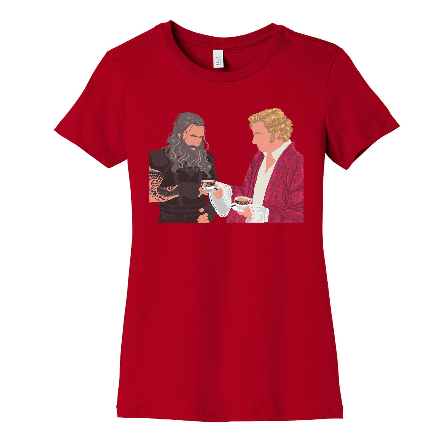 Blackbeard and Stede Bonnet Women's Cotton Tee