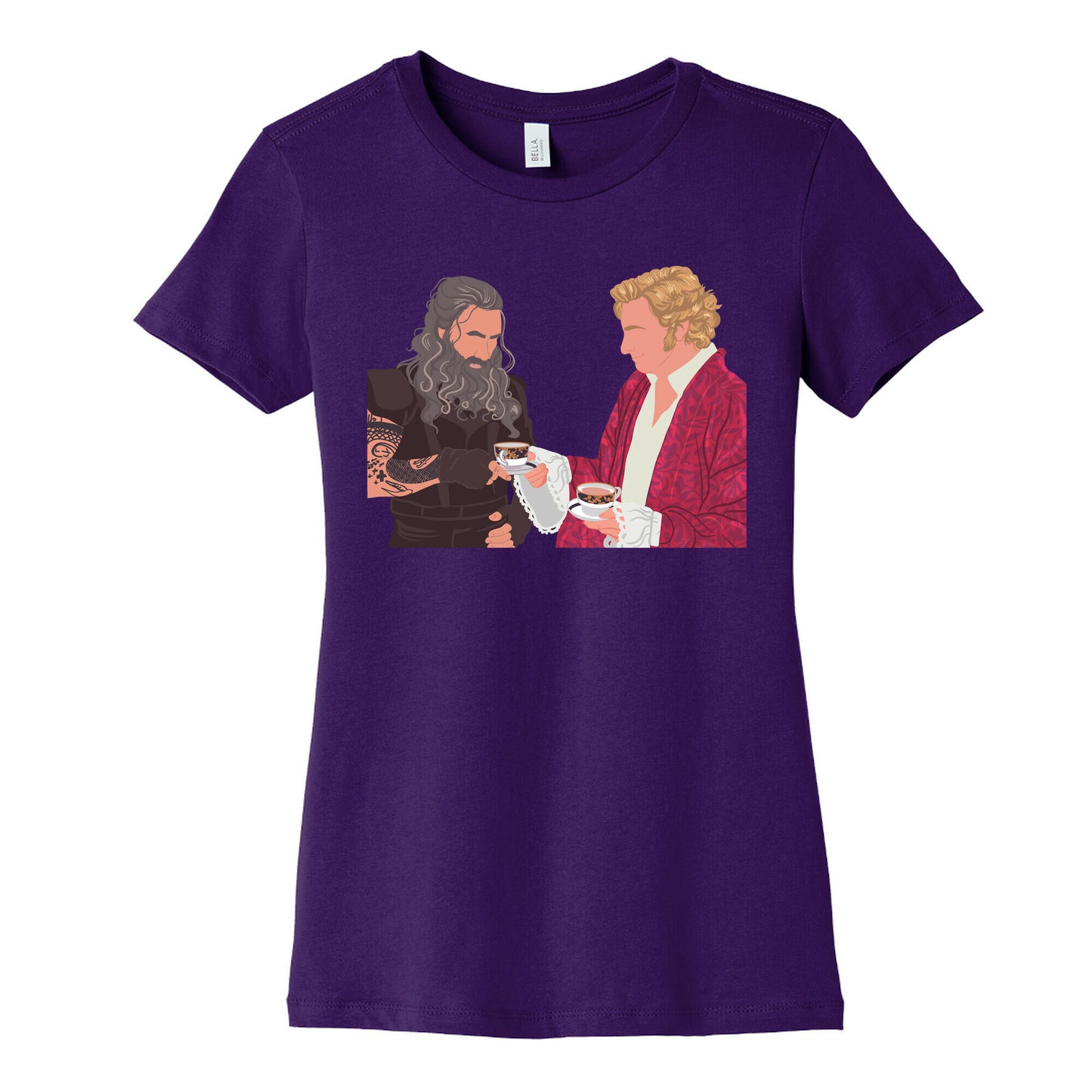 Blackbeard and Stede Bonnet Women's Cotton Tee