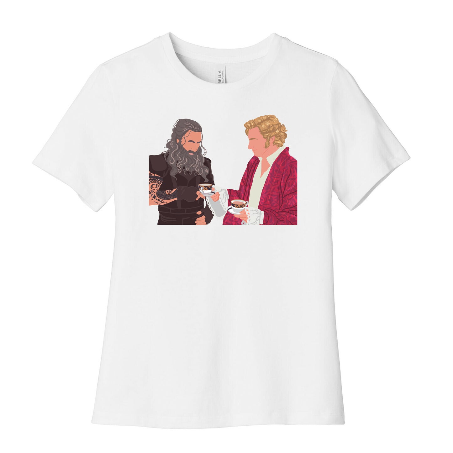 Blackbeard and Stede Bonnet Women's Cotton Tee