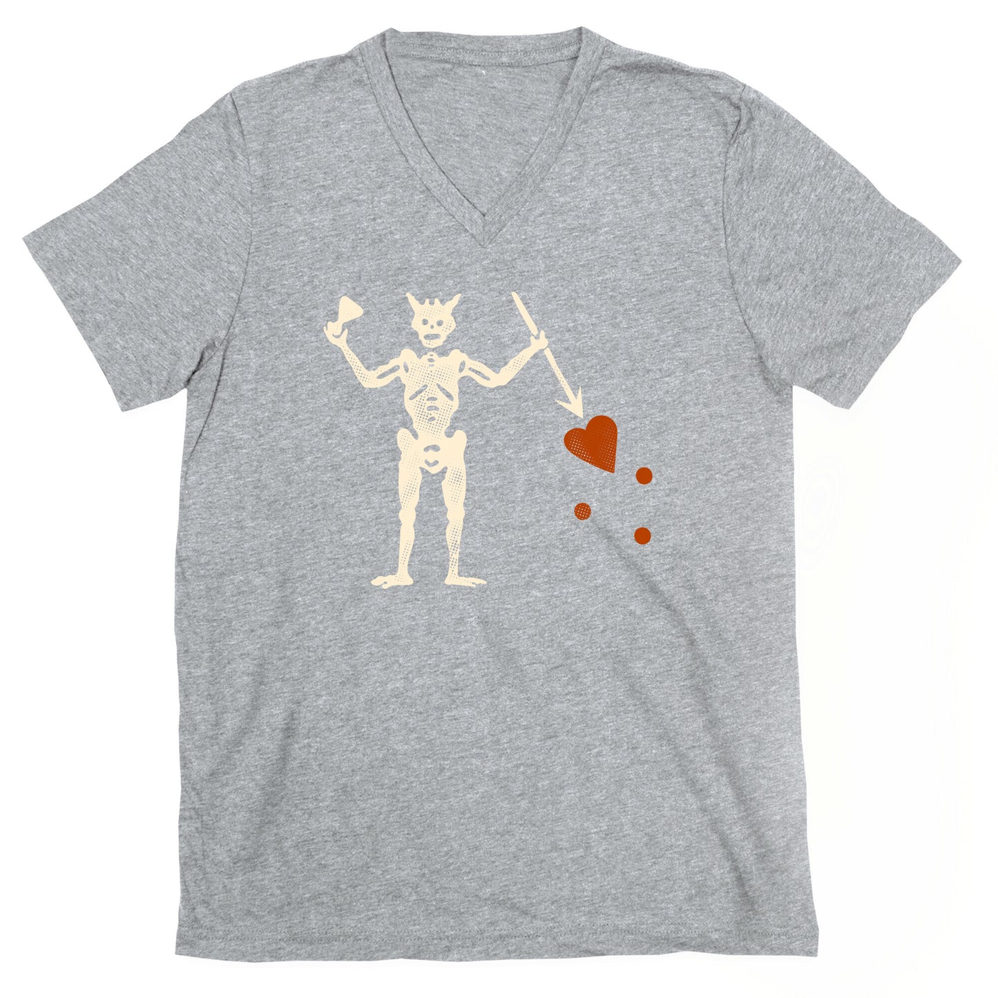 Blackbeard Flag V-Neck