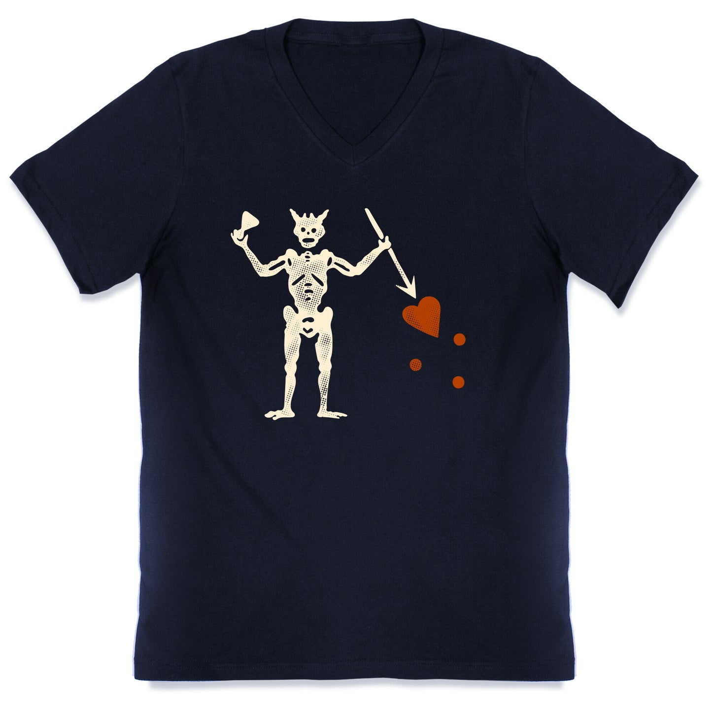 Blackbeard Flag V-Neck