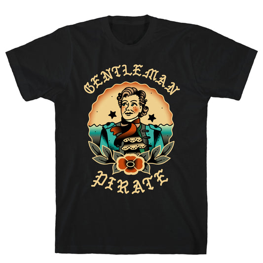 Gentleman Pirate Sailor Jerry Tattoo T-Shirt