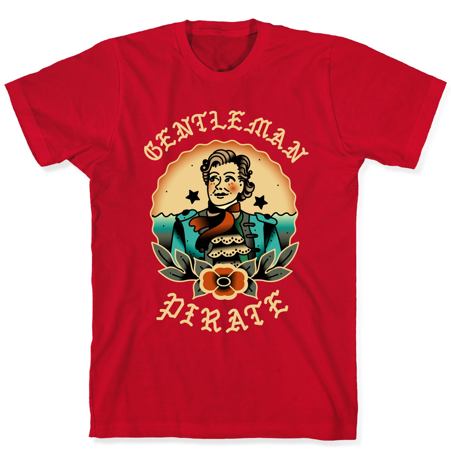 Gentleman Pirate Sailor Jerry Tattoo T-Shirt