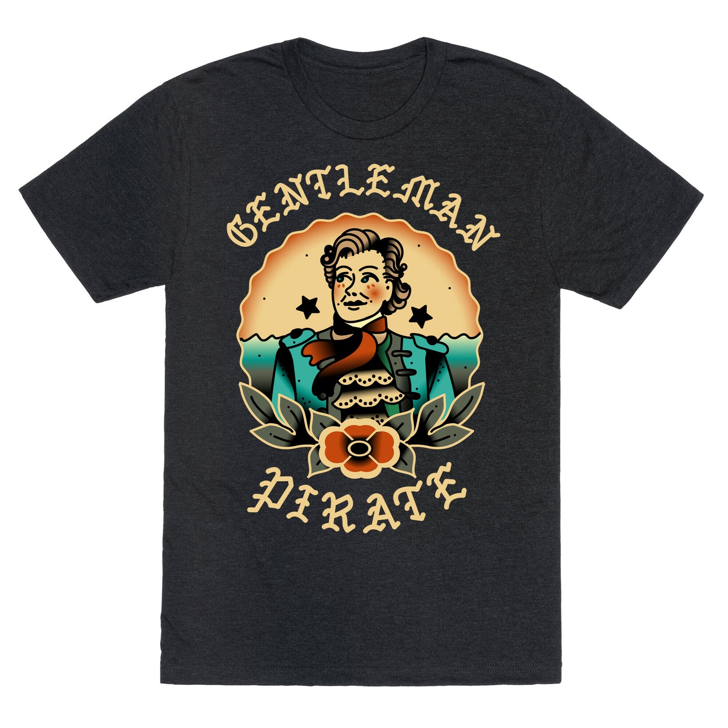 Gentleman Pirate Sailor Jerry Tattoo Unisex Triblend Tee