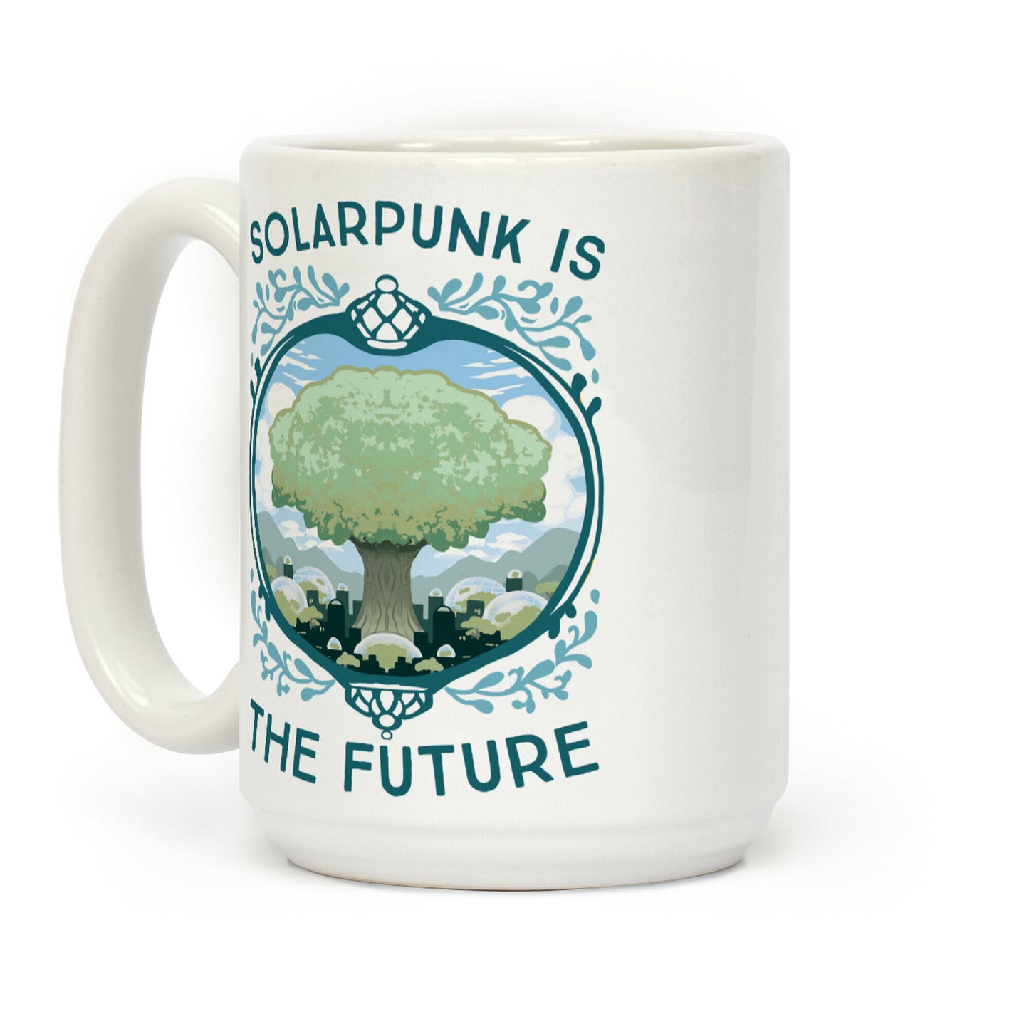 Solarpunk Is The Future Coffee Mug