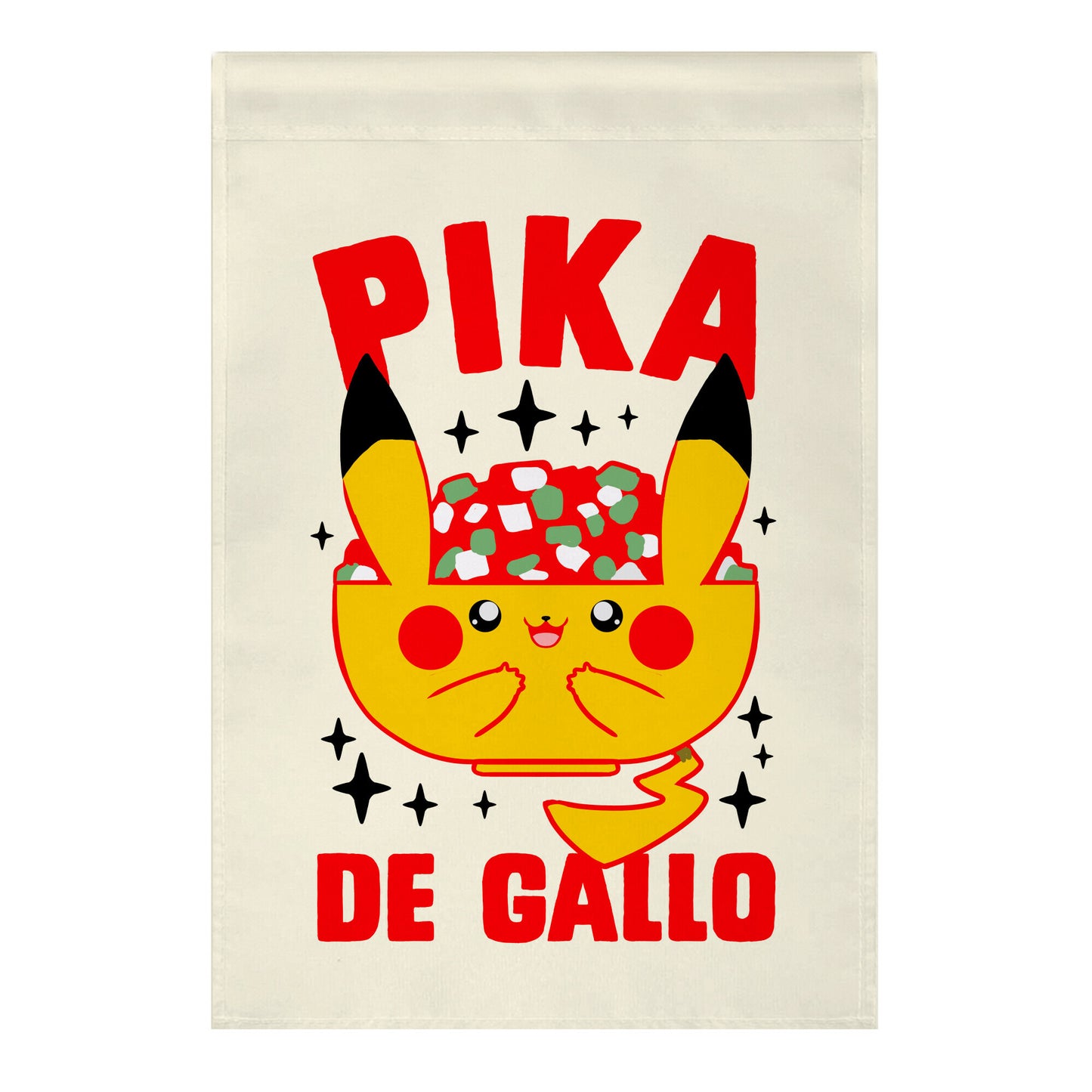 Pika De Gallo Garden Flag