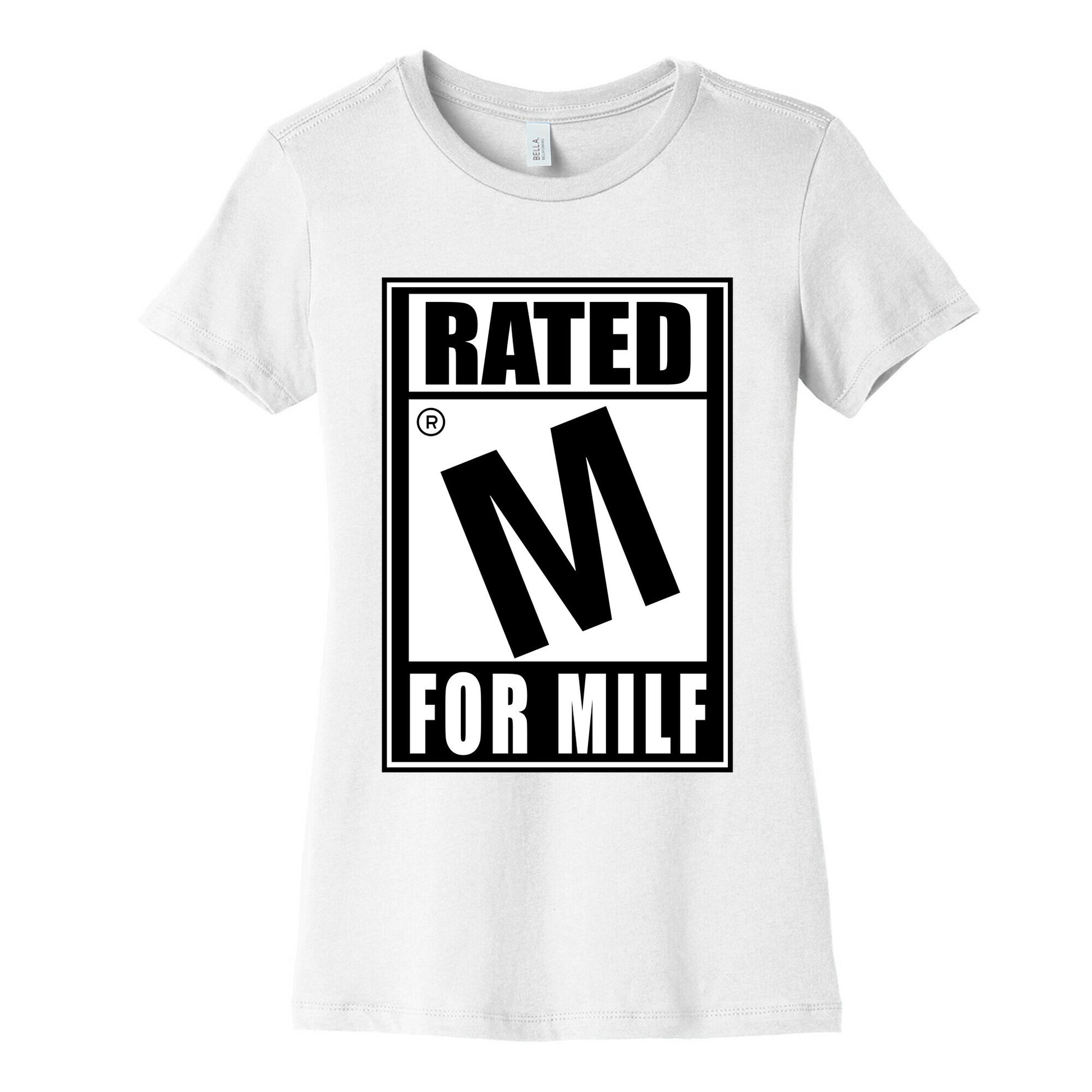 Rated M For Milf Parody Women's Cotton Tee