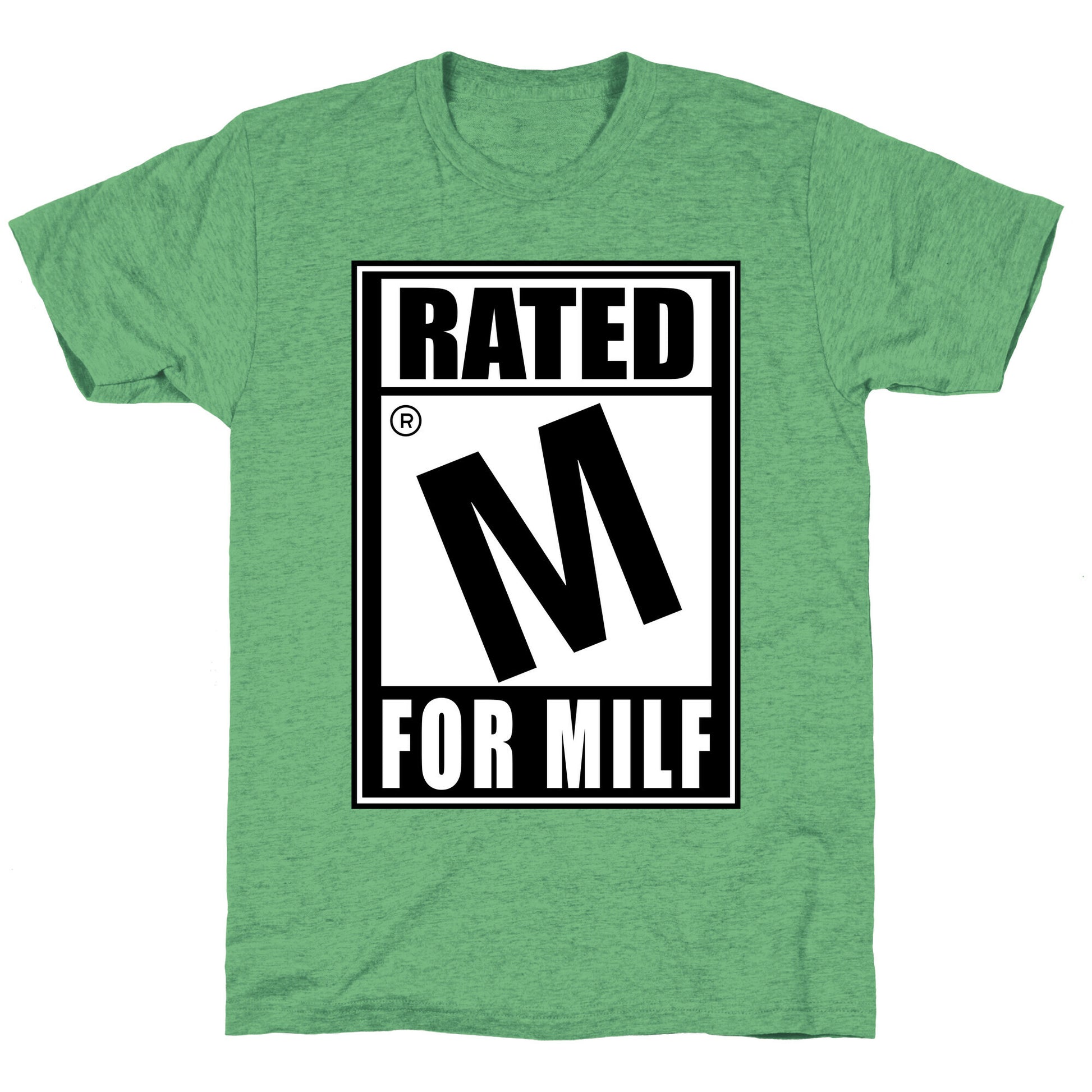 Rated M For Milf Parody Unisex Triblend Tee