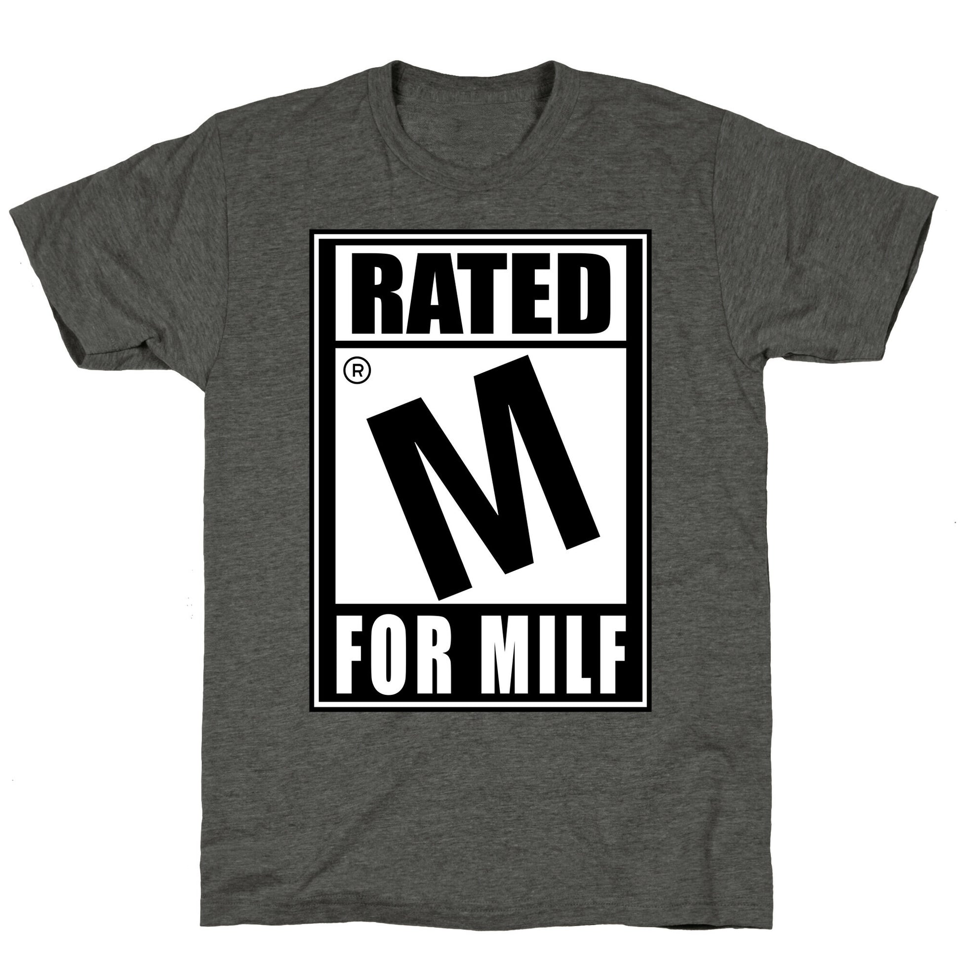 Rated M For Milf Parody Unisex Triblend Tee