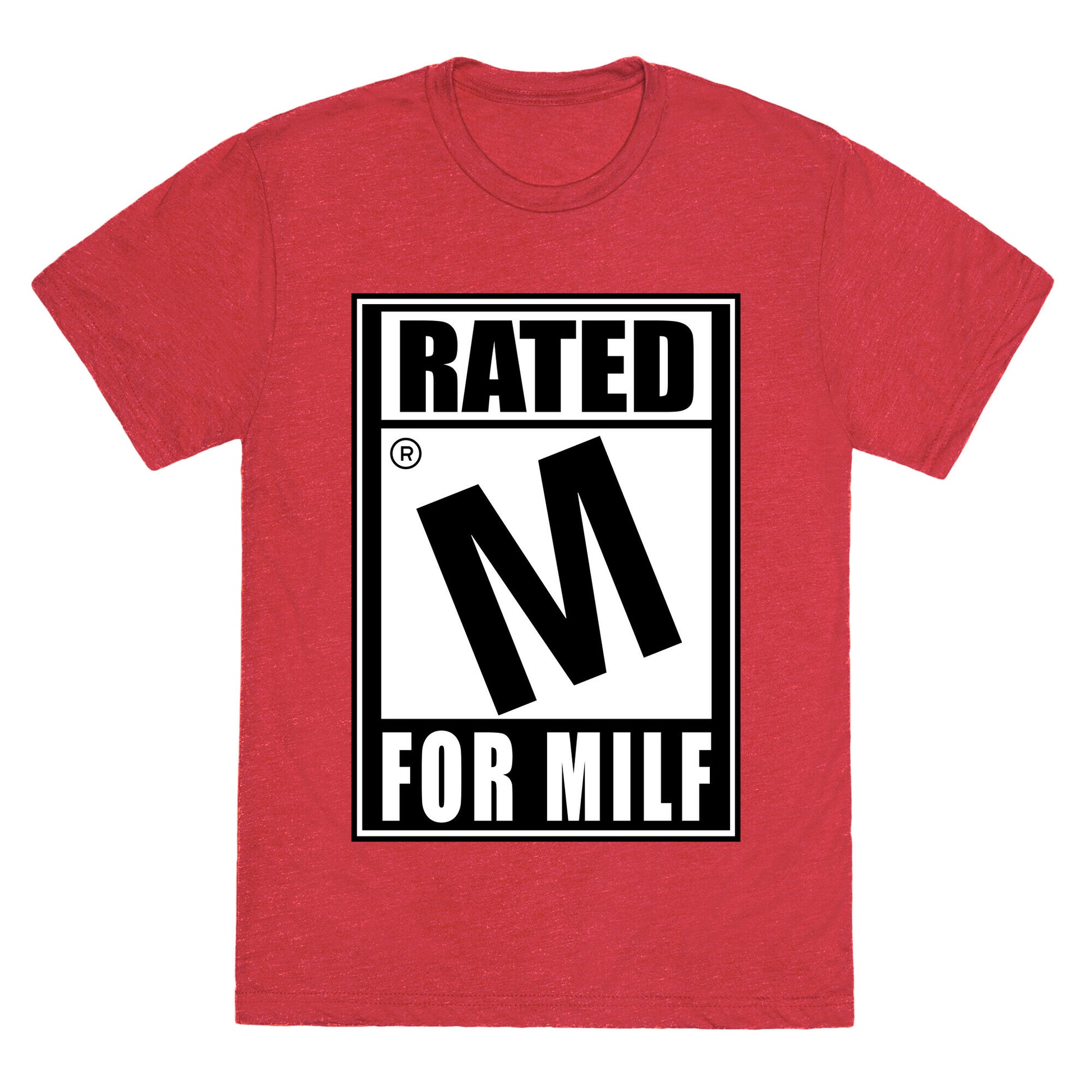 Rated M For Milf Parody Unisex Triblend Tee
