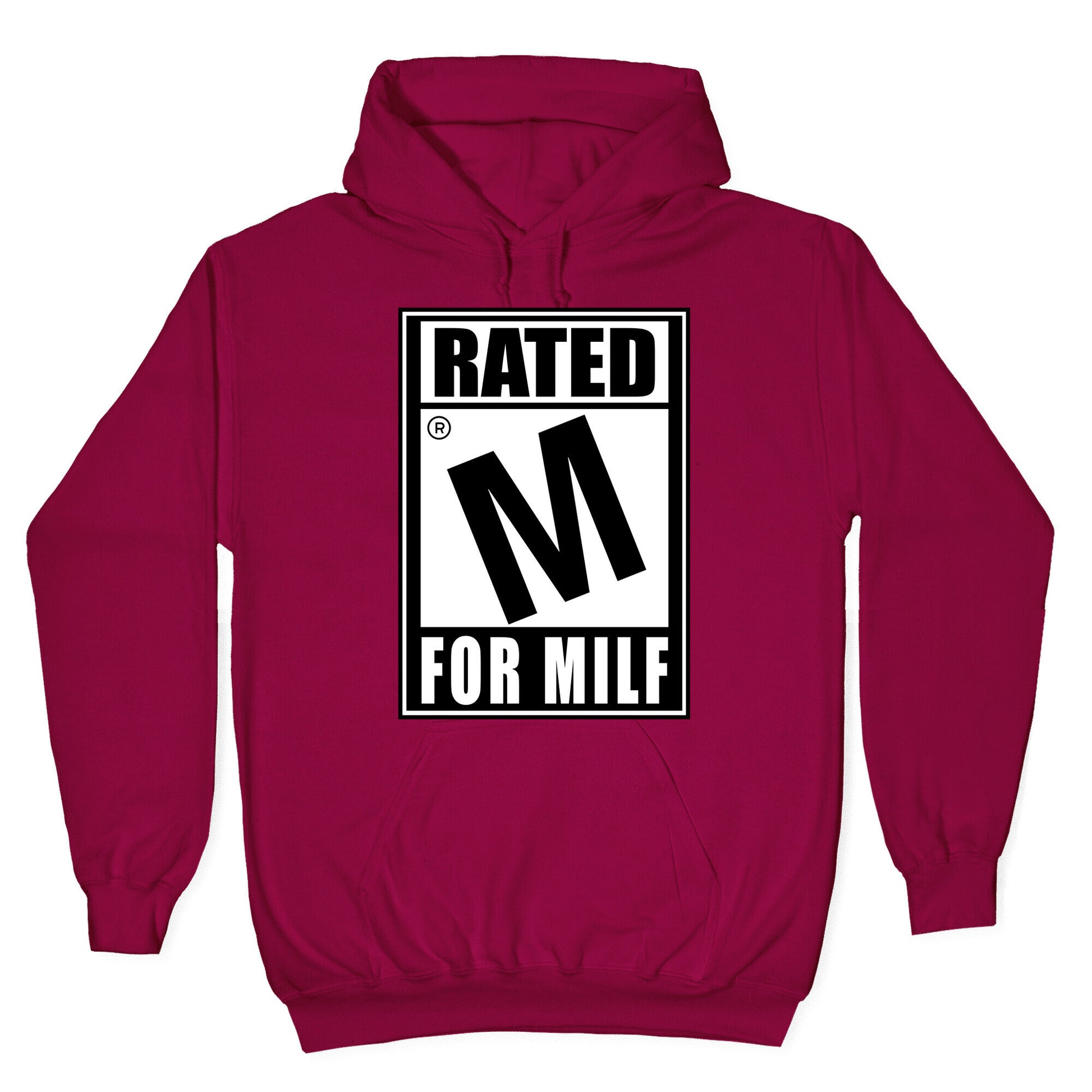 Rated M For Milf Parody Hoodie