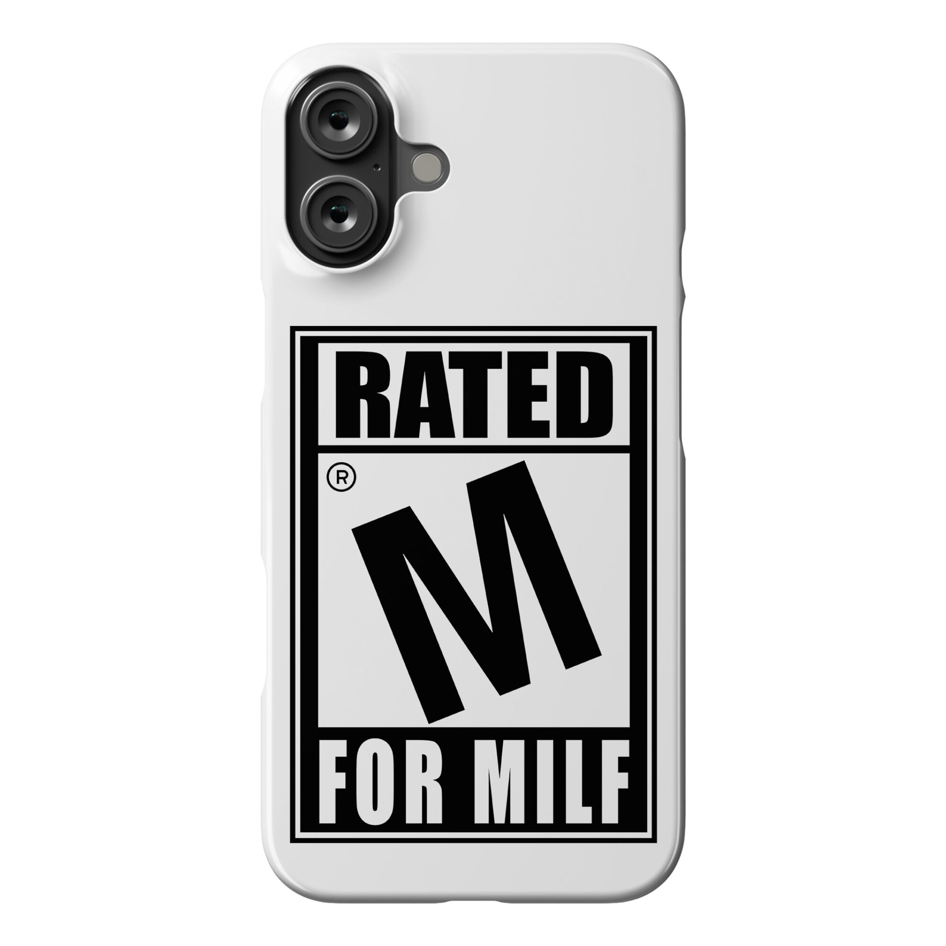 Rated M For Milf Parody Phone Case