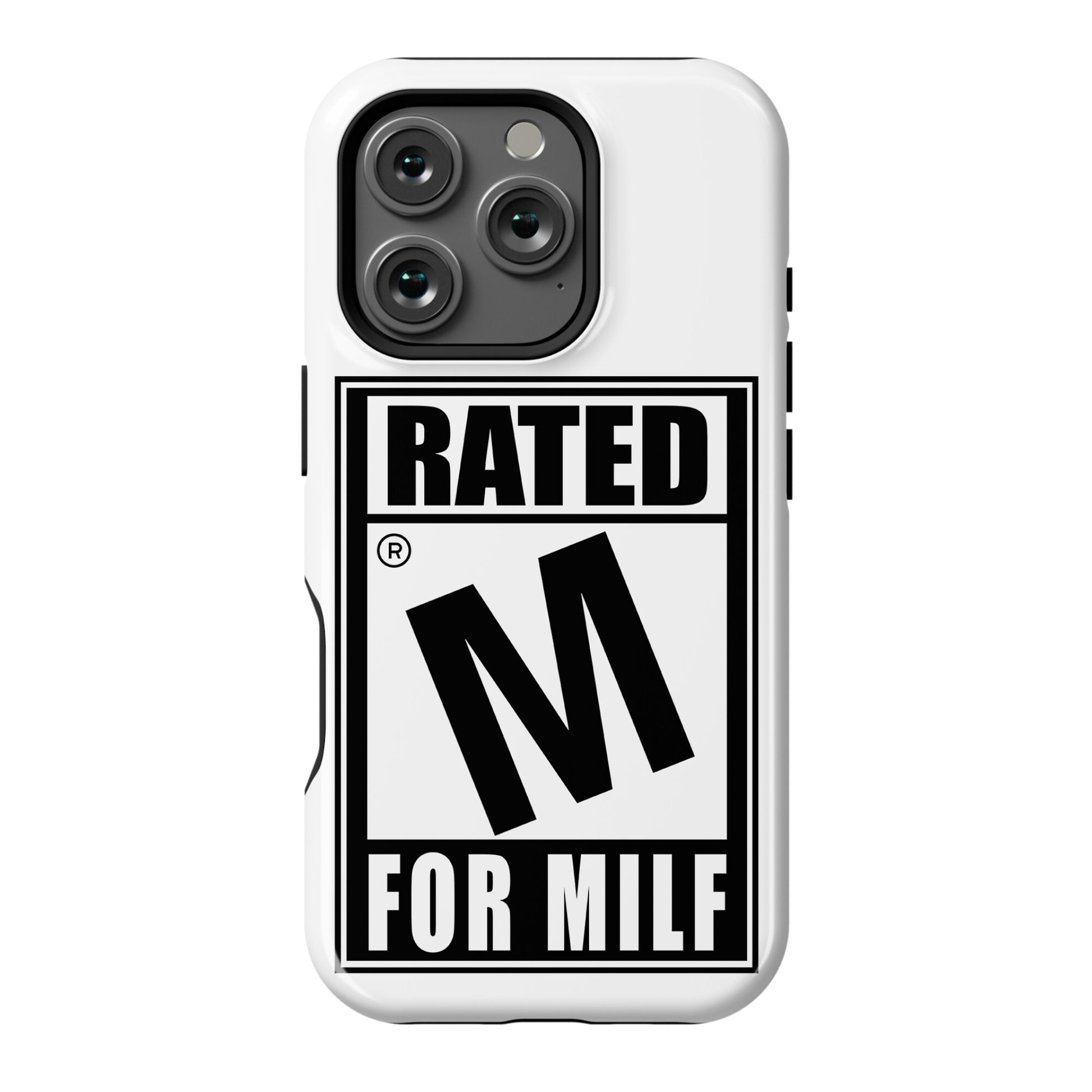 Rated M For Milf Parody Phone Case