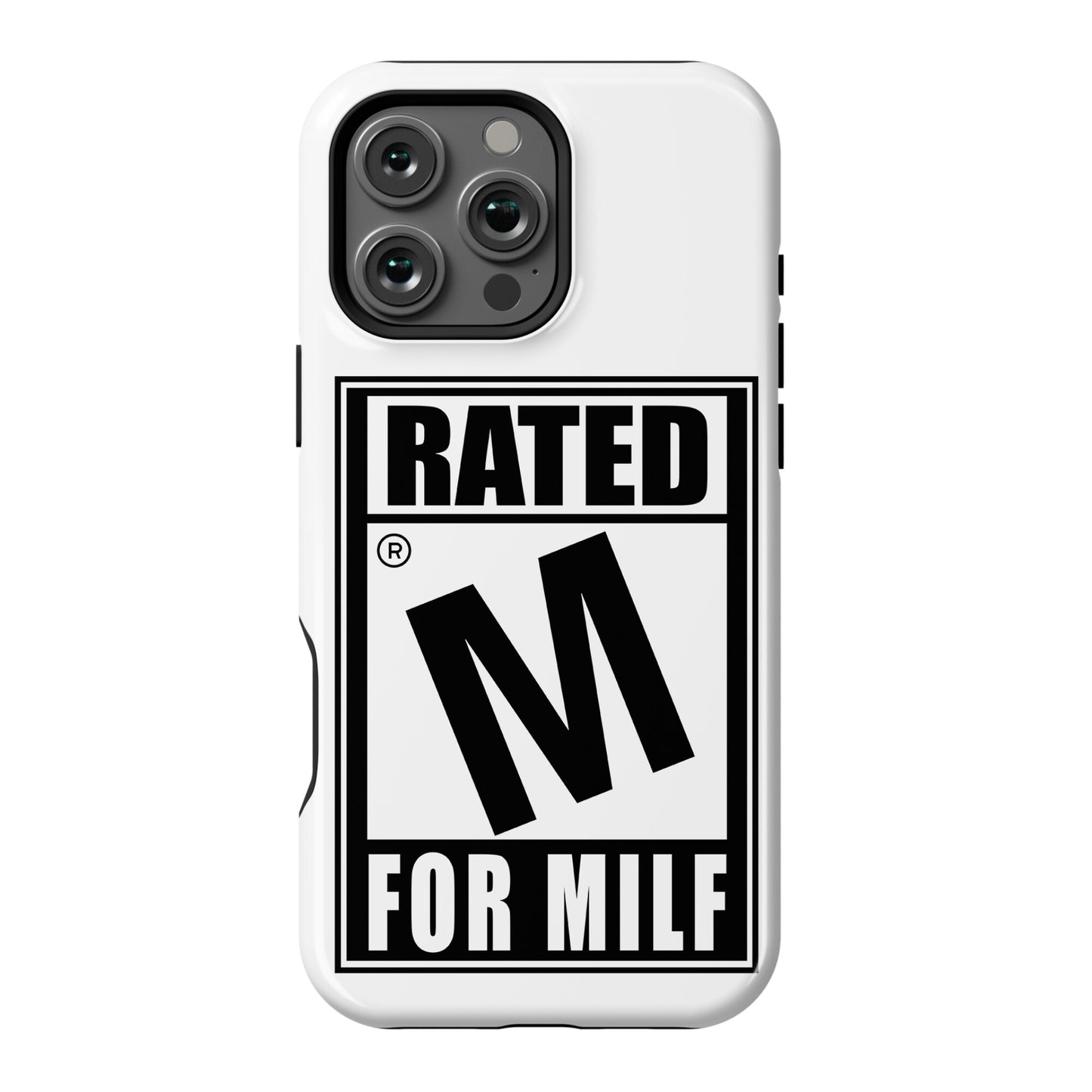 Rated M For Milf Parody Phone Case