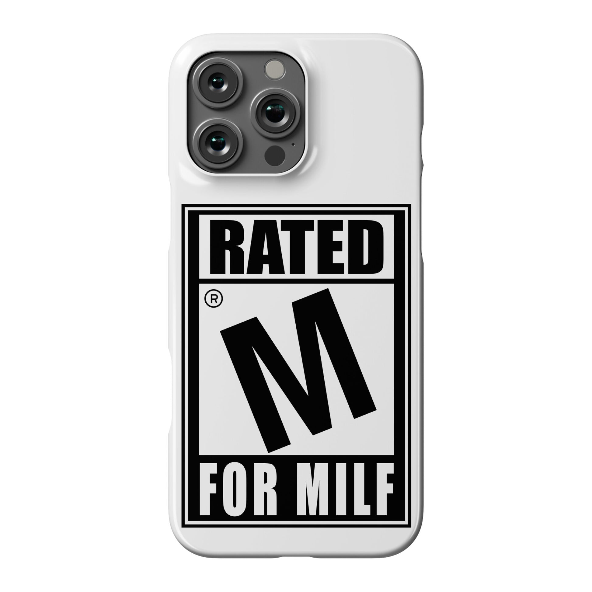 Rated M For Milf Parody Phone Case