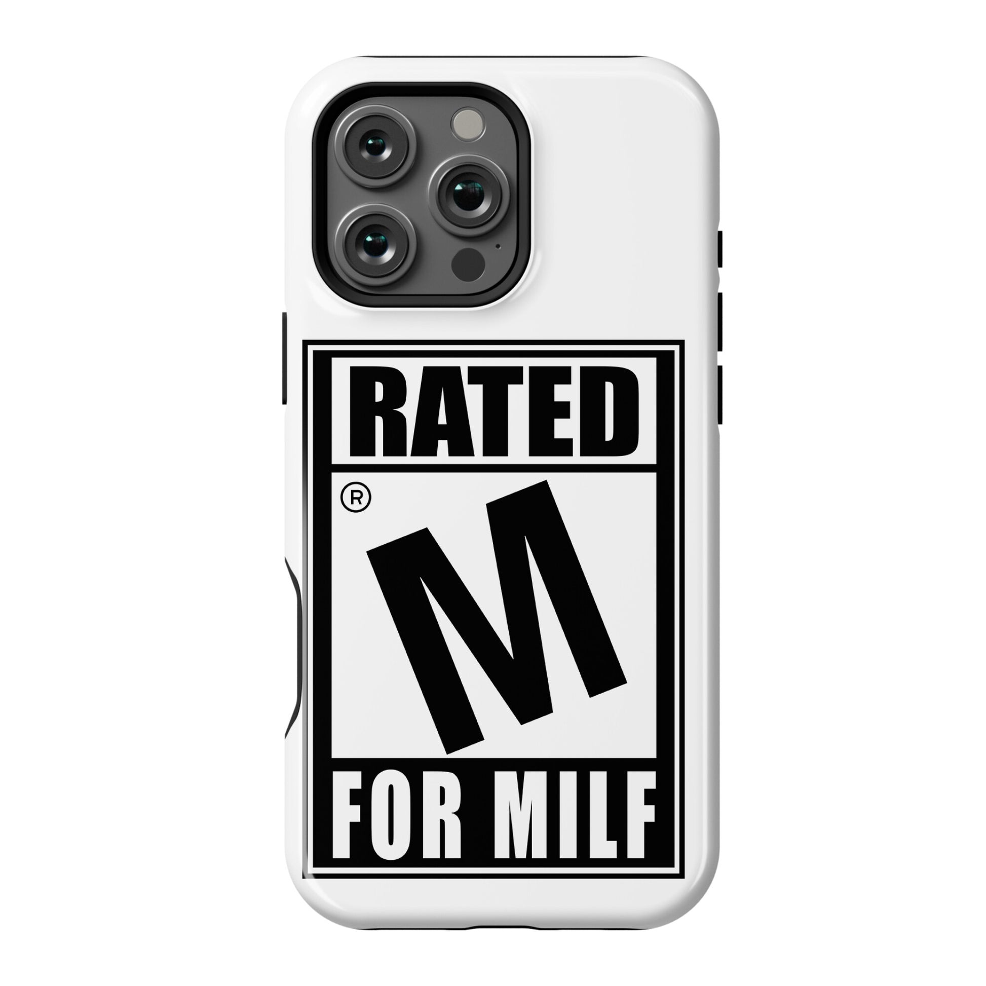 Rated M For Milf Parody Phone Case