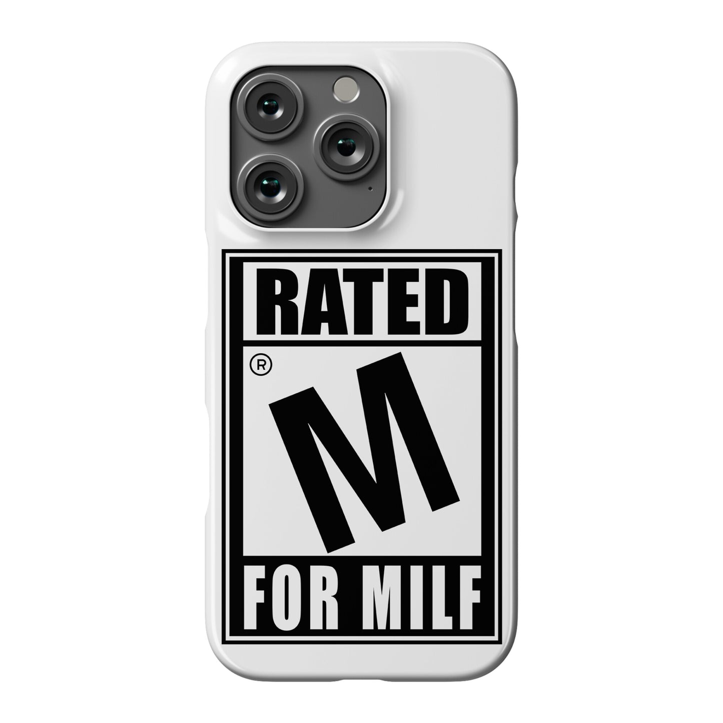 Rated M For Milf Parody Phone Case