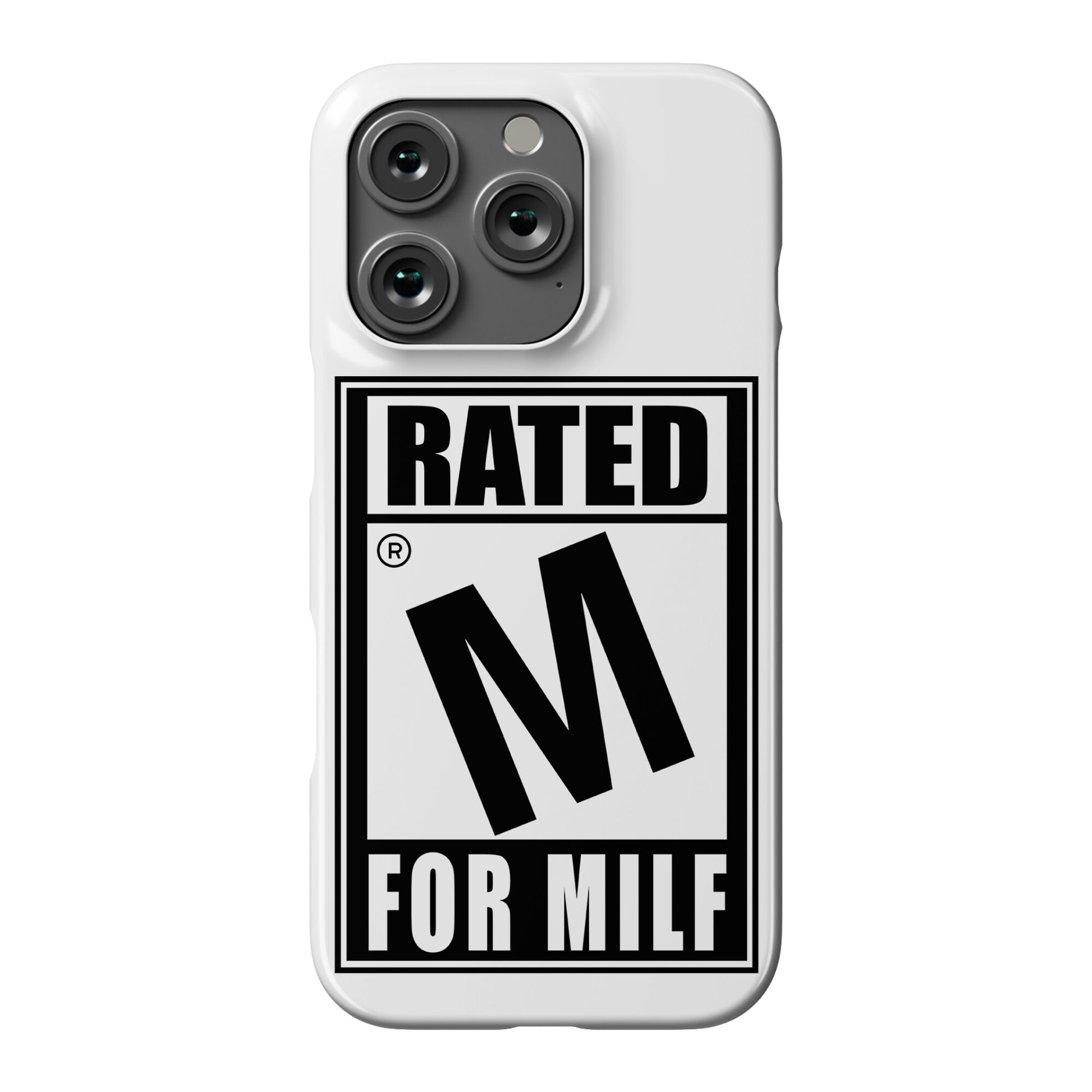 Rated M For Milf Parody Phone Case
