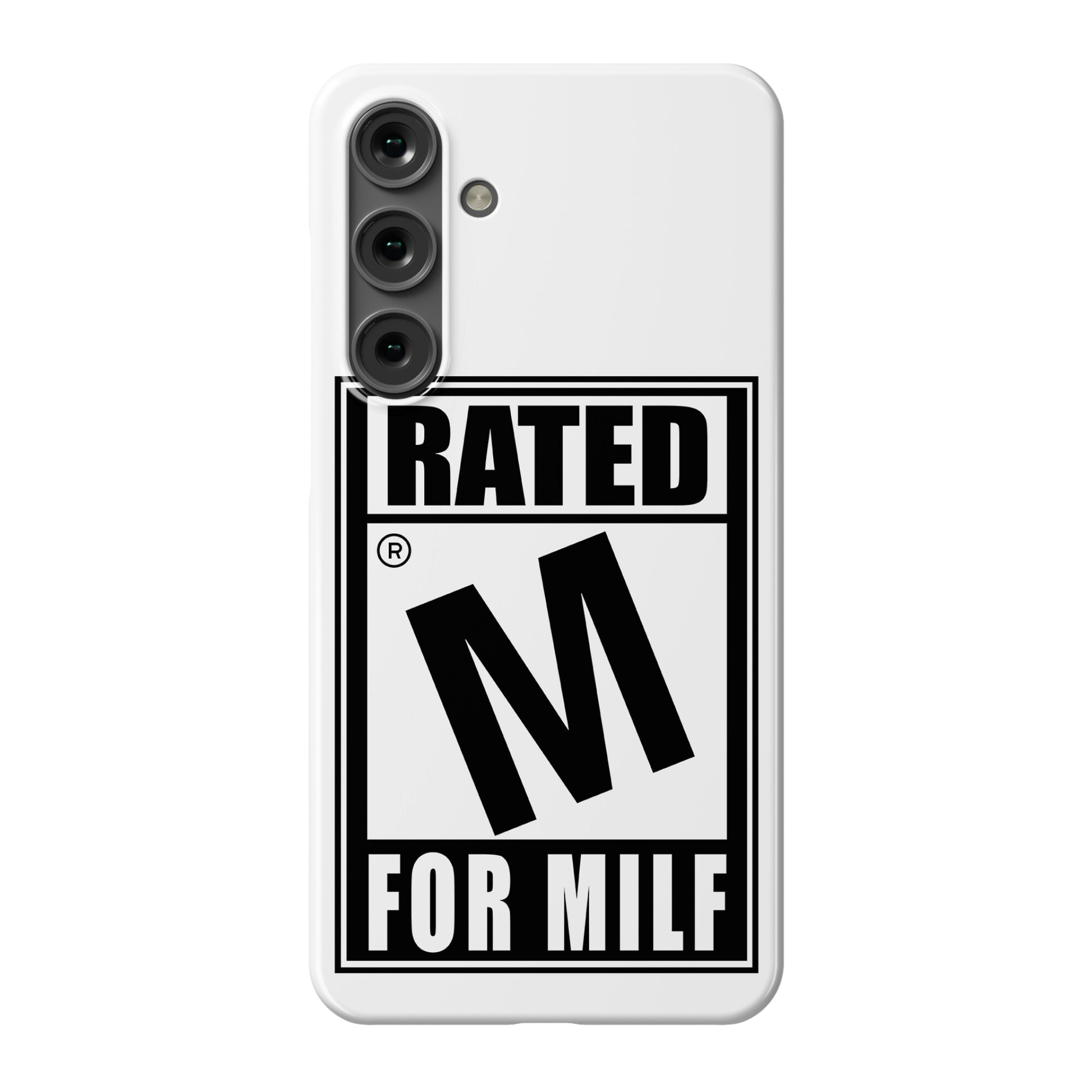 Rated M For Milf Parody Phone Case