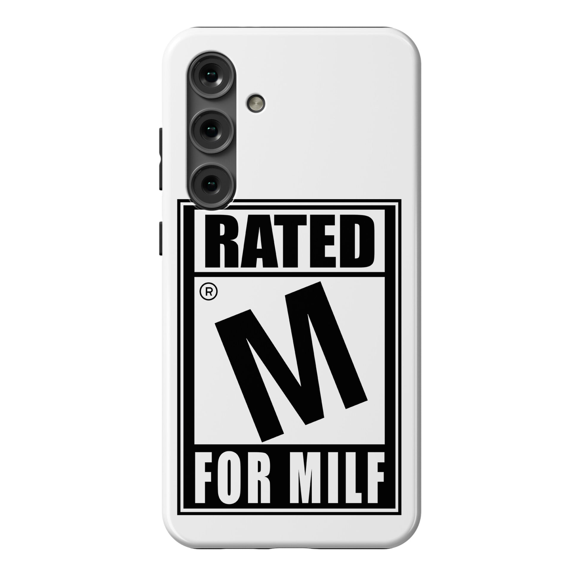 Rated M For Milf Parody Phone Case