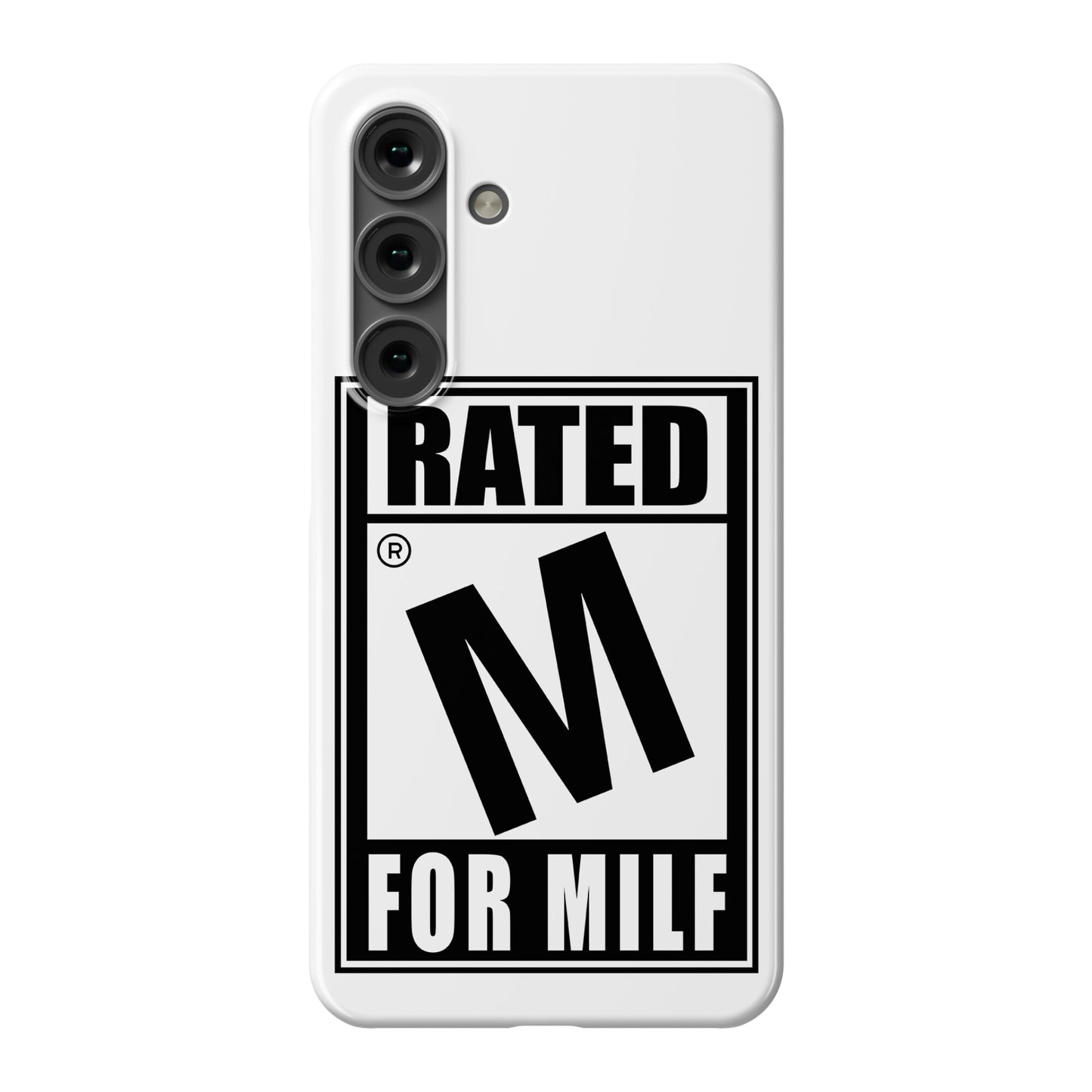 Rated M For Milf Parody Phone Case