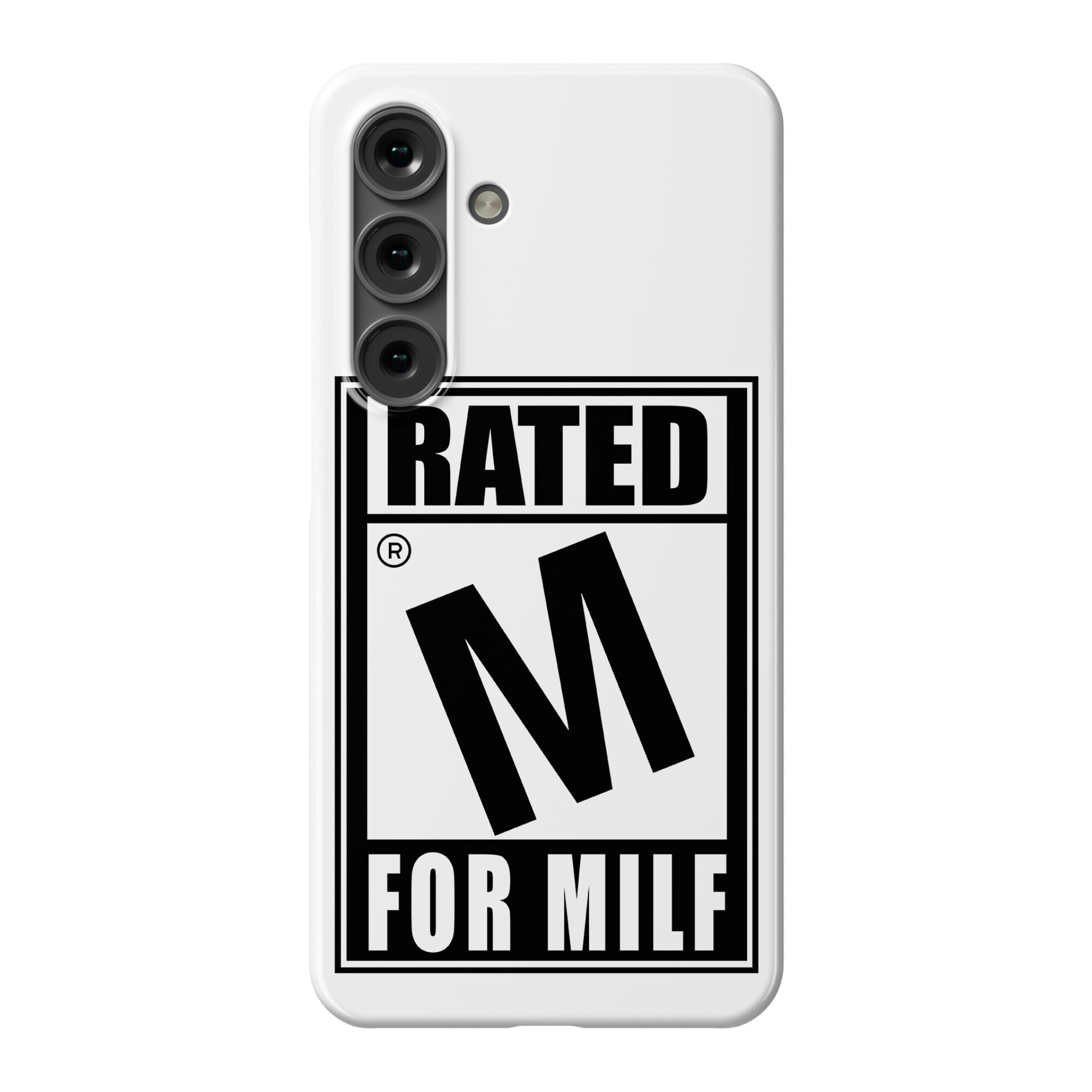 Rated M For Milf Parody Phone Case