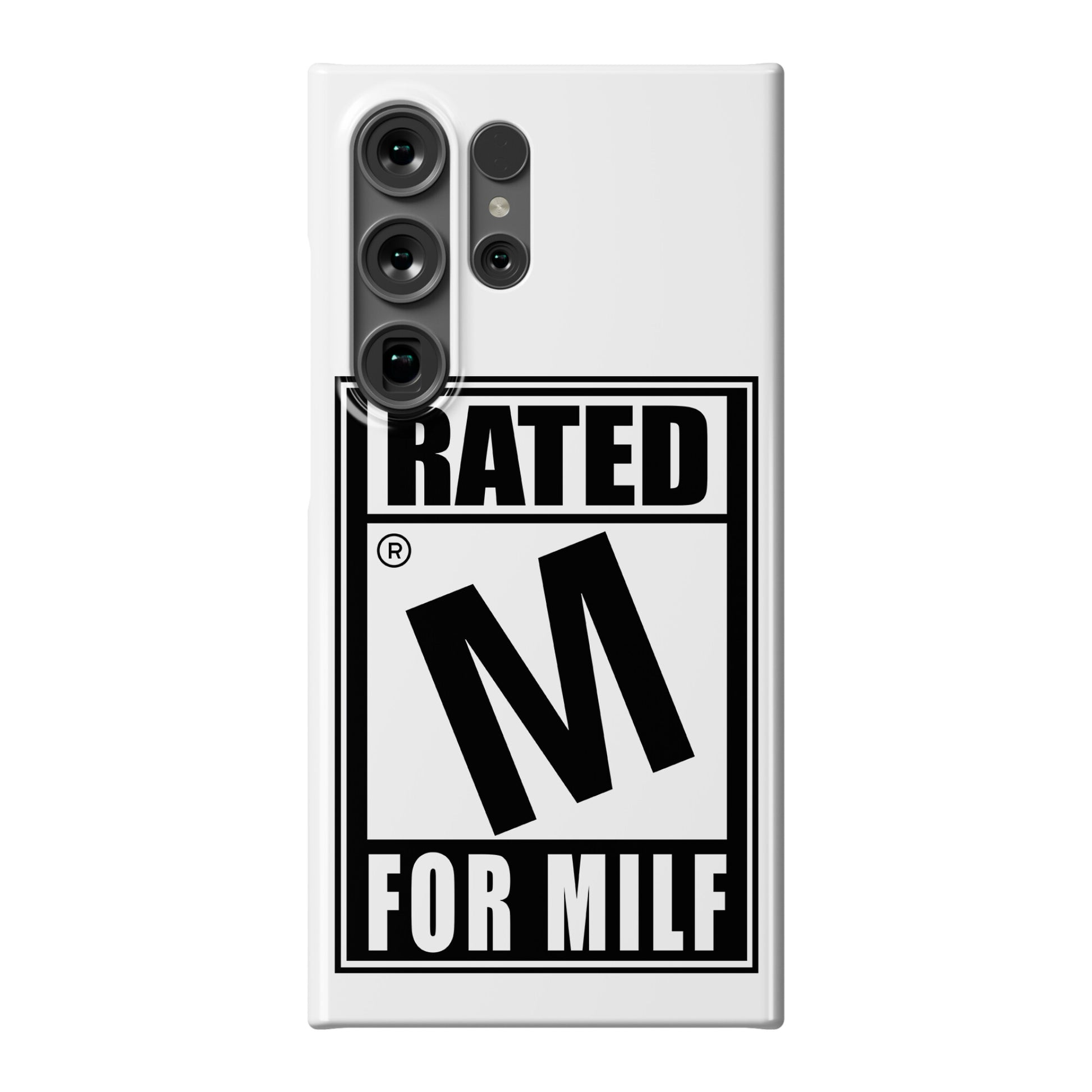 Rated M For Milf Parody Phone Case
