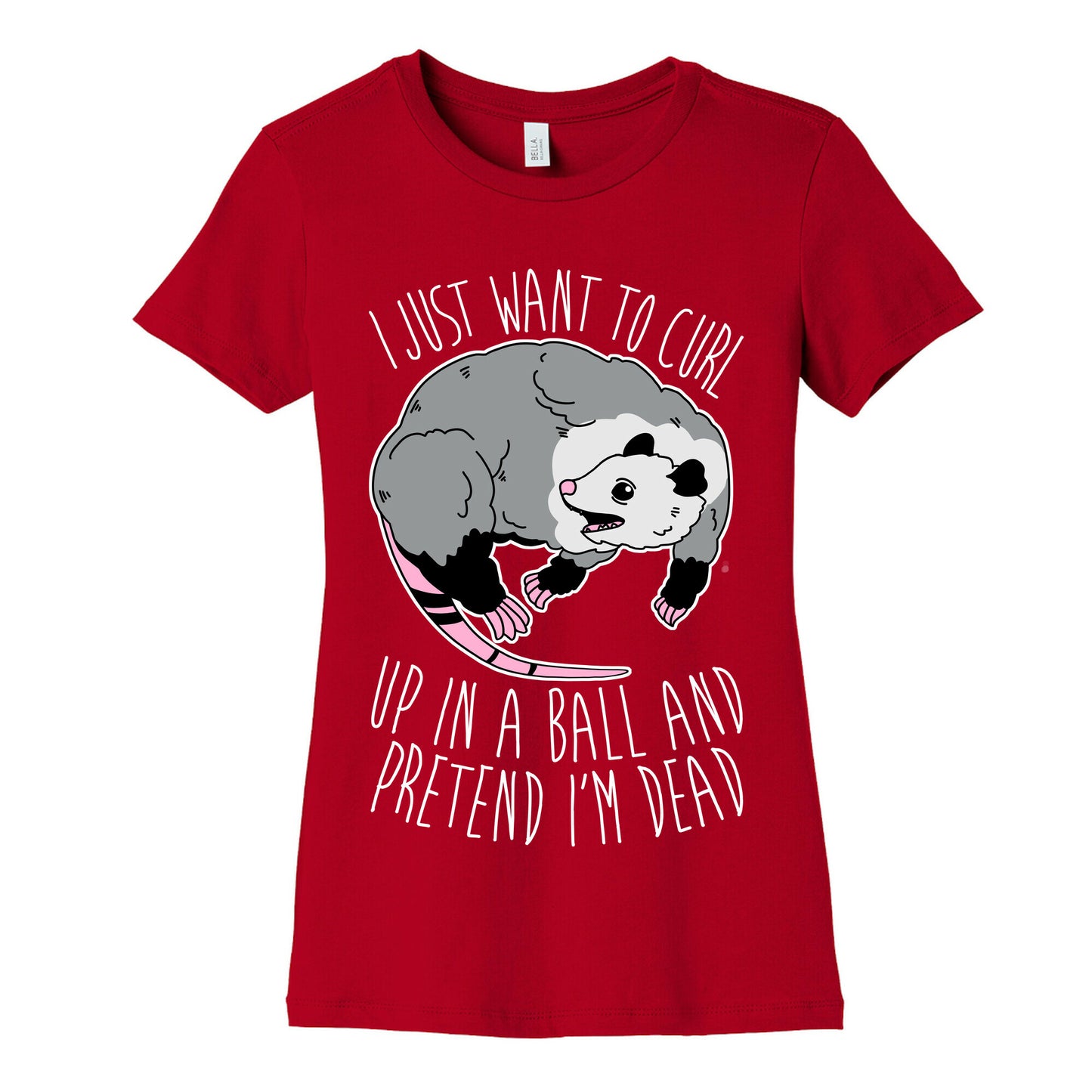 I Just Want To Curl Up in a Ball Women's Cotton Tee
