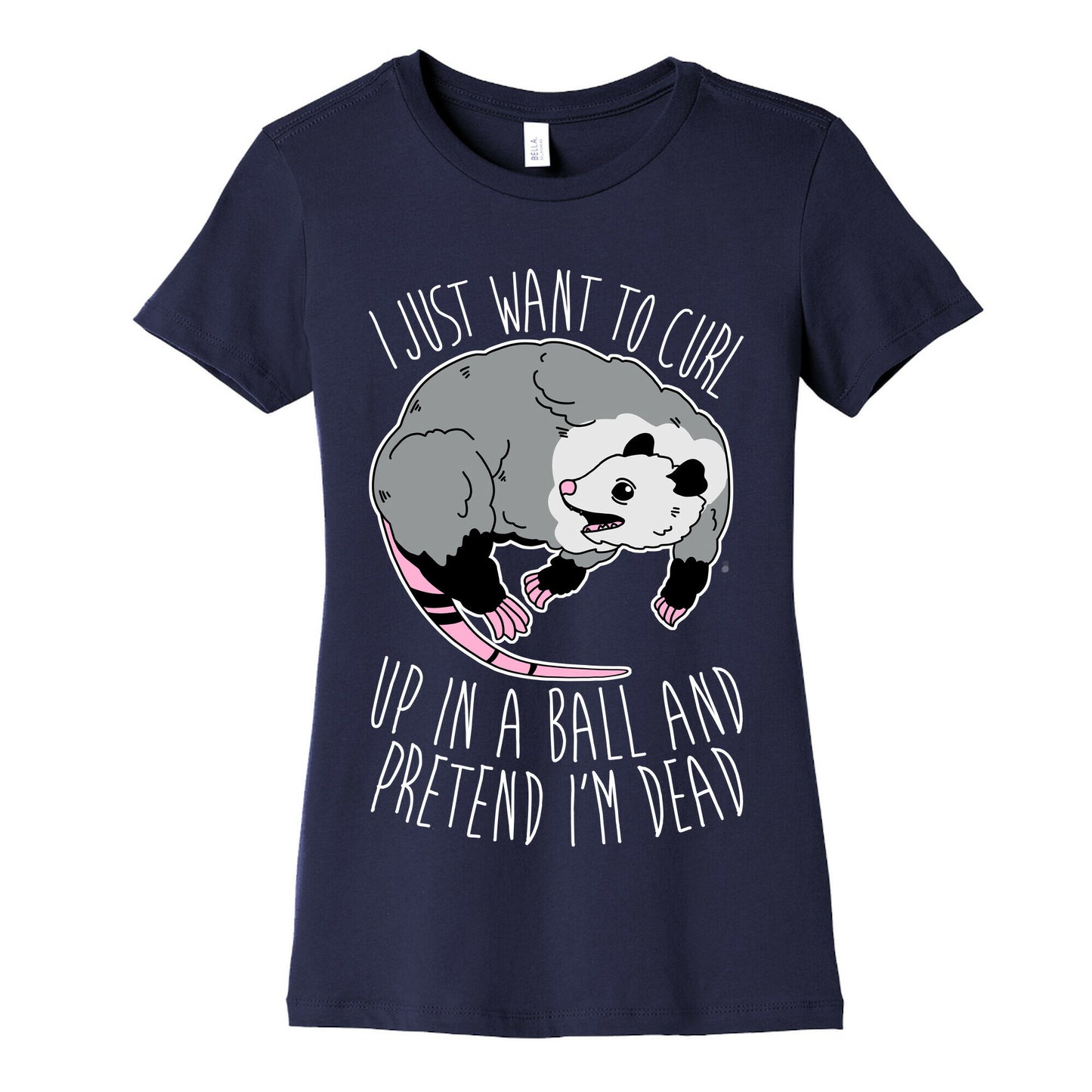 I Just Want To Curl Up in a Ball Women's Cotton Tee