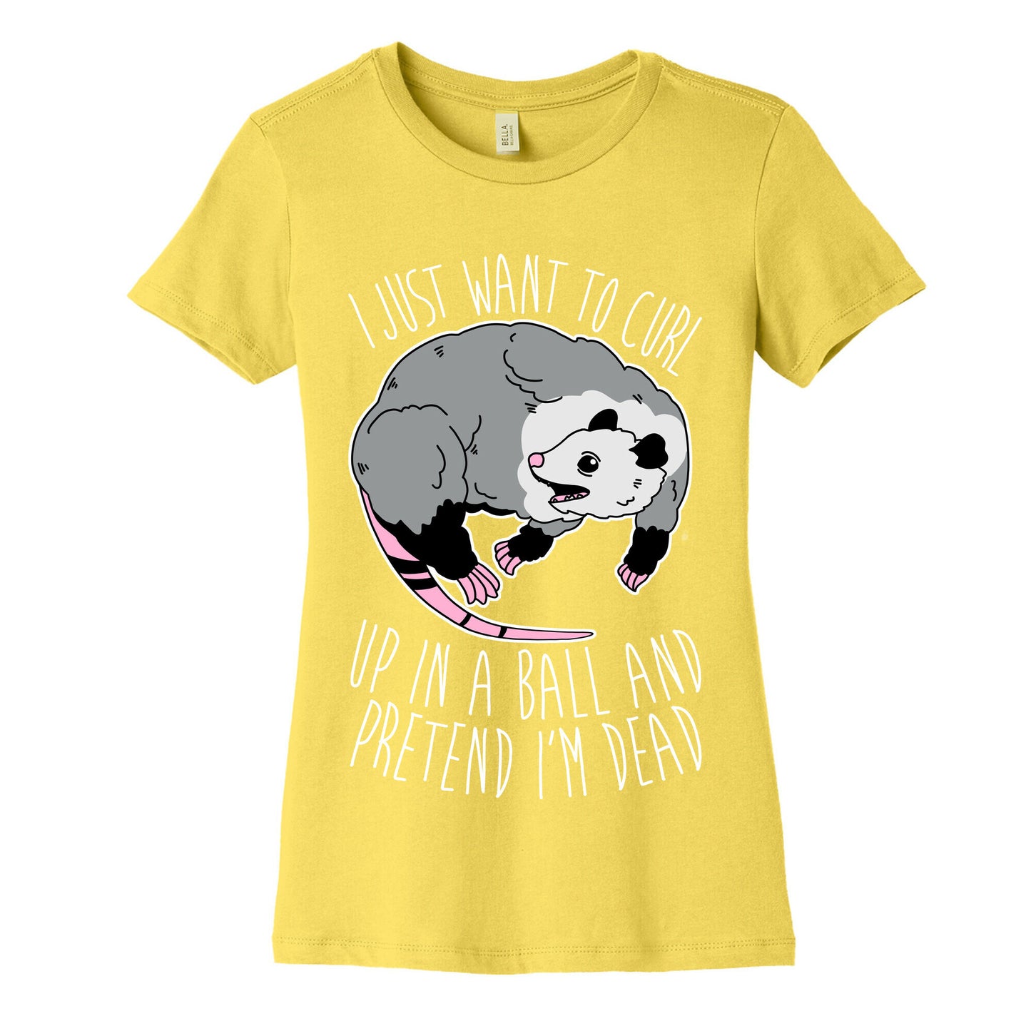 I Just Want To Curl Up in a Ball Women's Cotton Tee