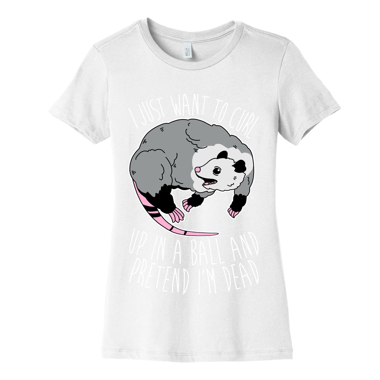 I Just Want To Curl Up in a Ball Women's Cotton Tee