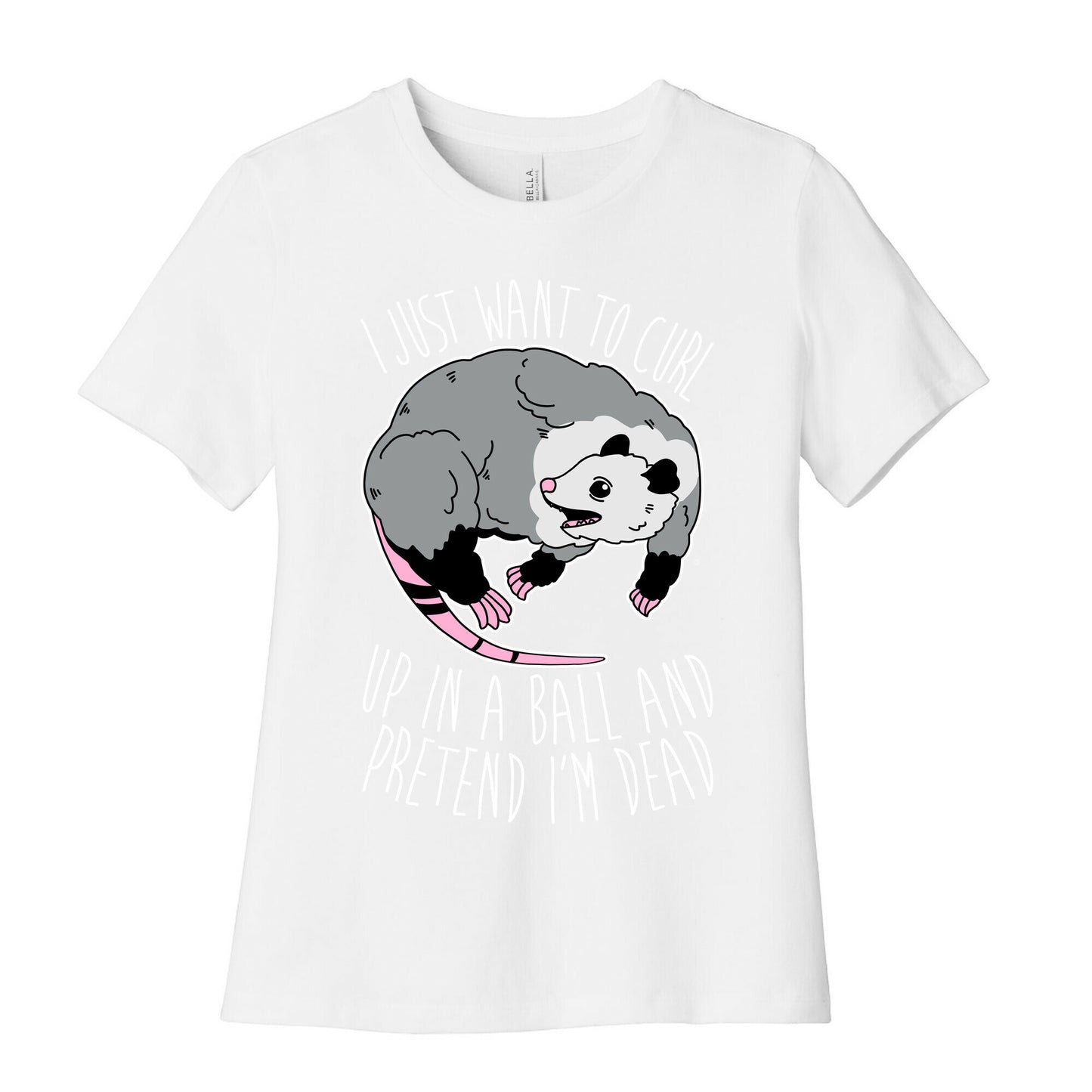 I Just Want To Curl Up in a Ball Women's Cotton Tee