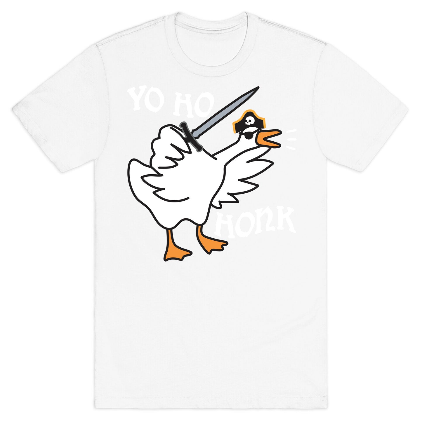 Yo Ho Honk Pirate Goose T-Shirt
