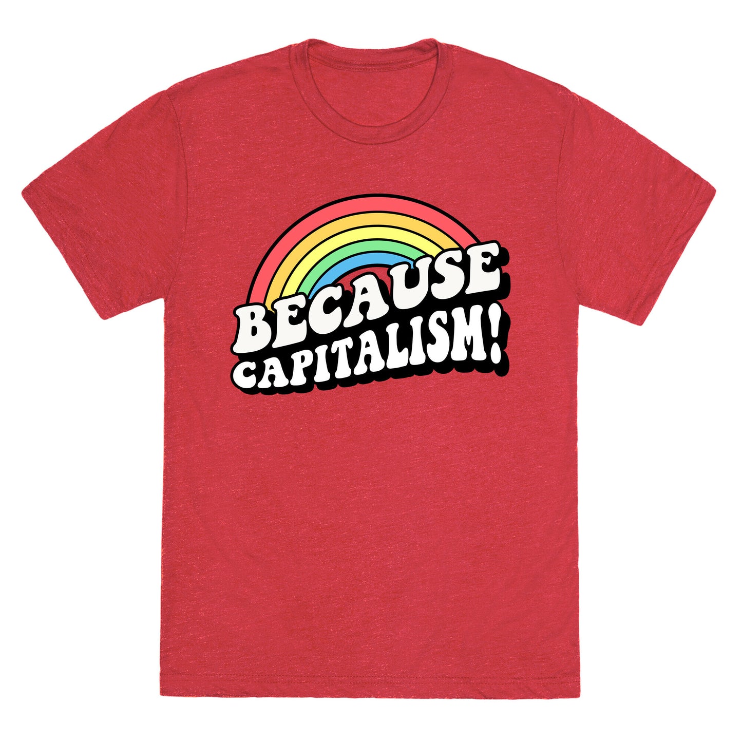 Because Capitalism Unisex Triblend Tee