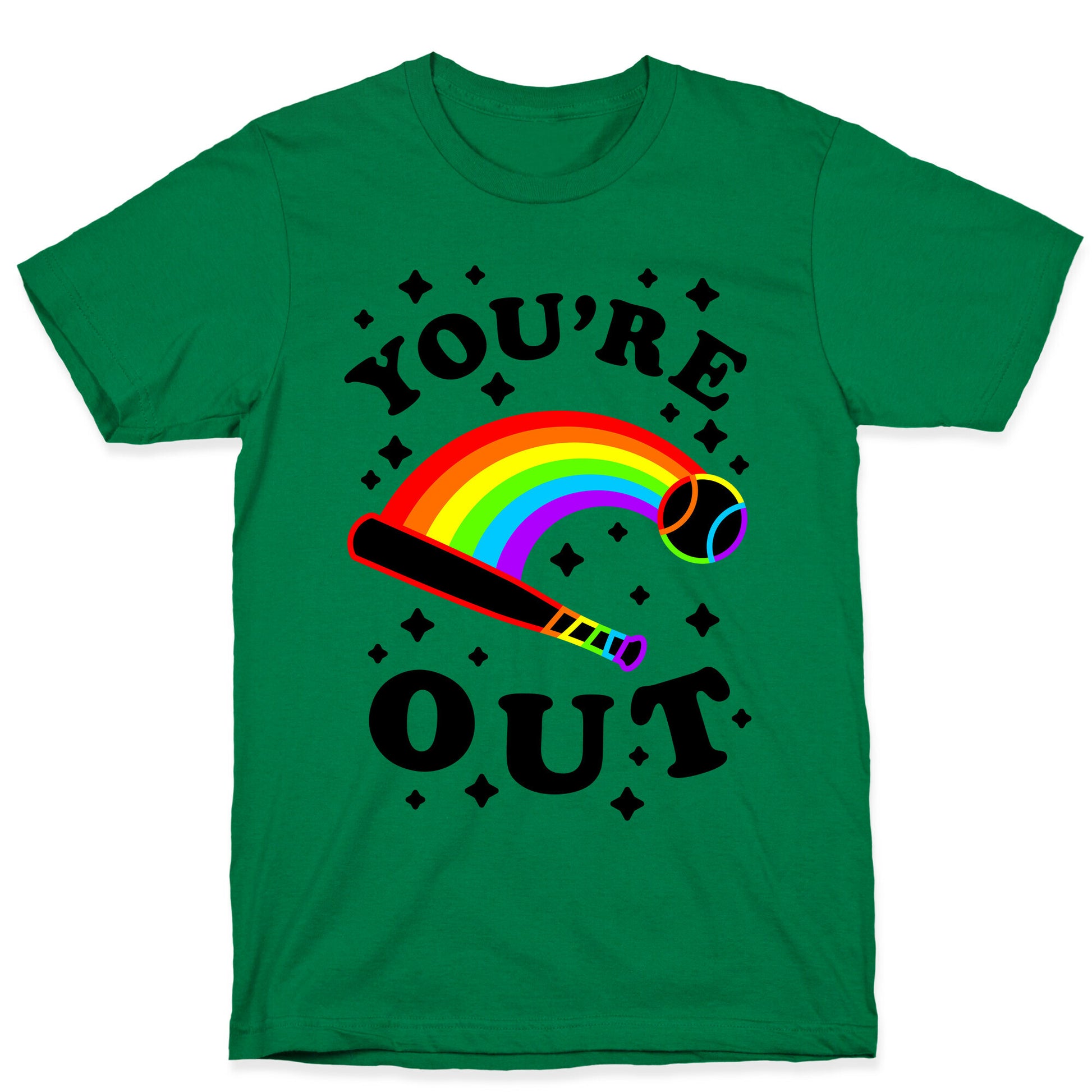 You're Out (Gay Baseball Pride) T-Shirt