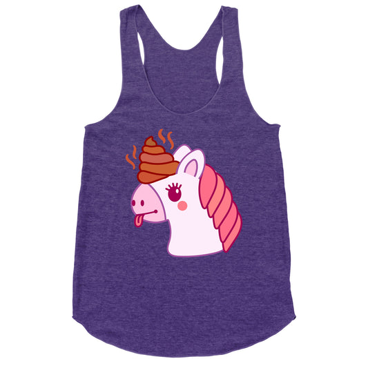 Poopicorn Racerback Tank
