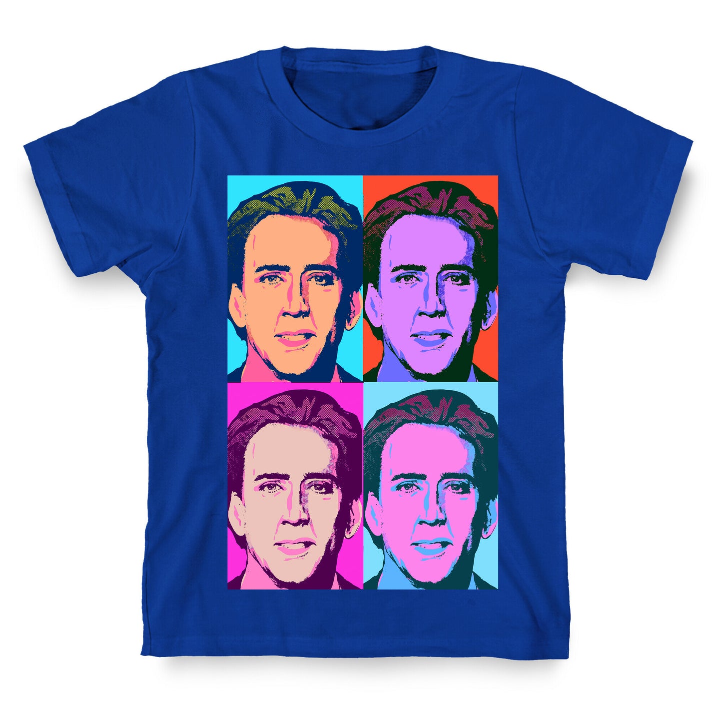 Nicholas Cage Pop Art Parody T-Shirt