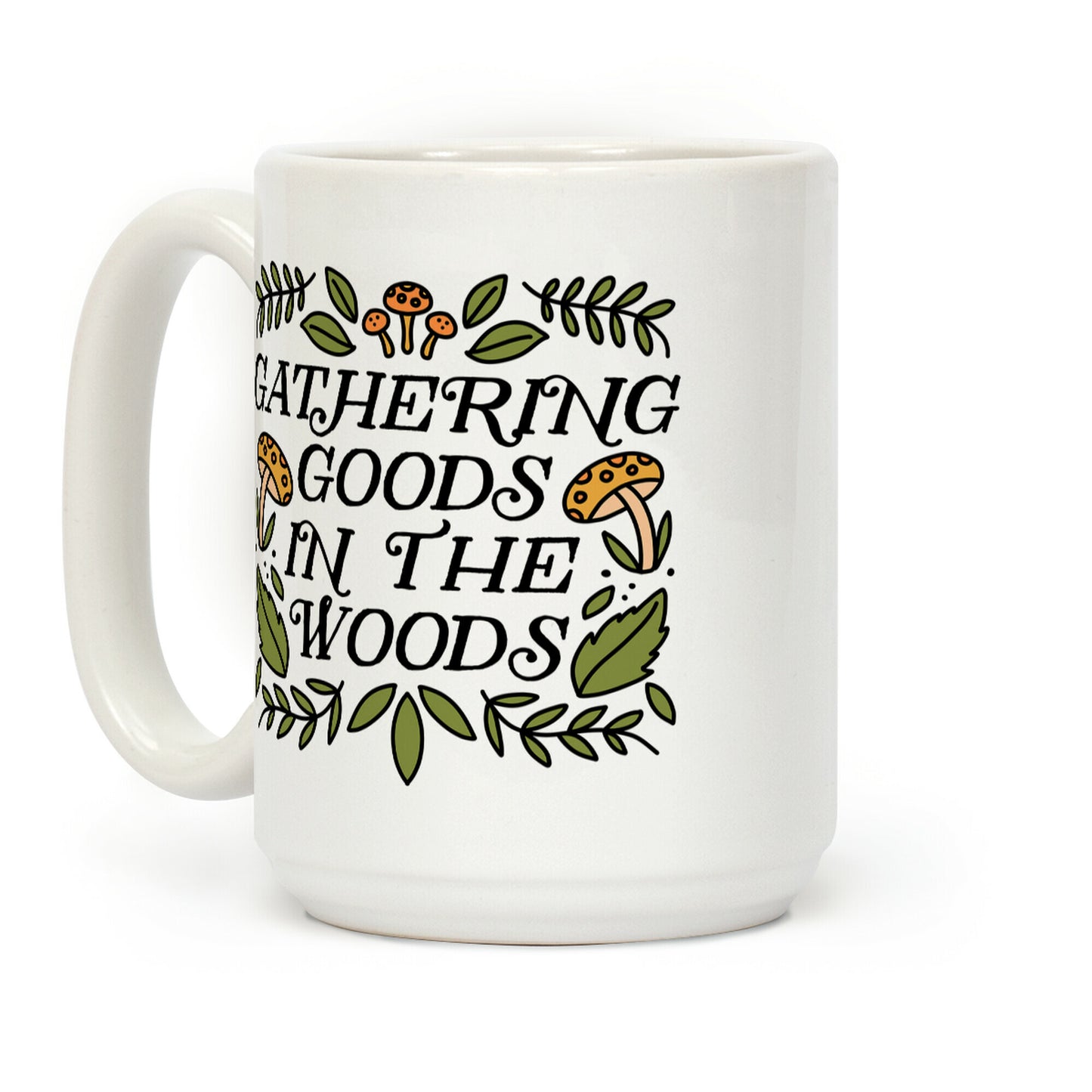 Gathering Goods In The Woods Coffee Mug
