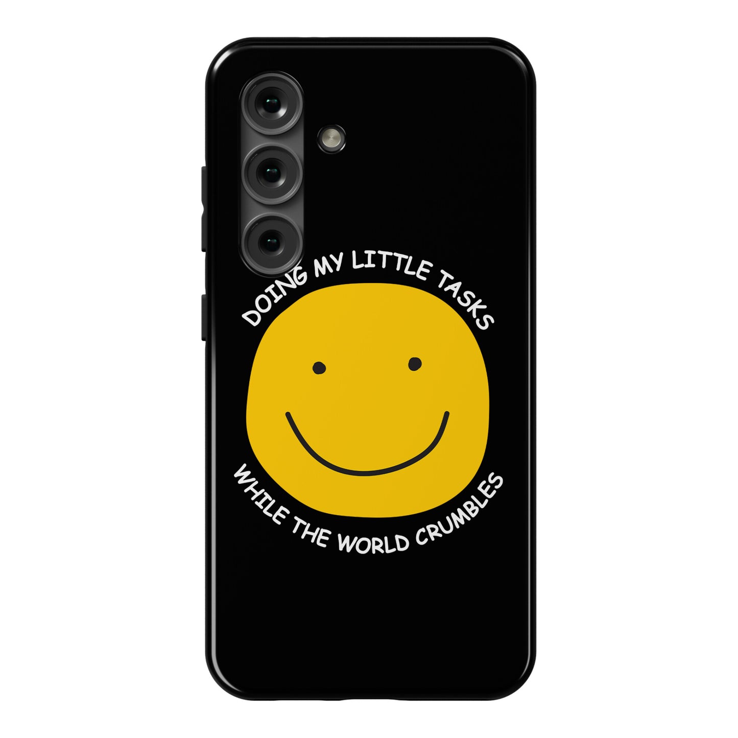 Doing My Little Tasks While The World Crumbles Phone Case