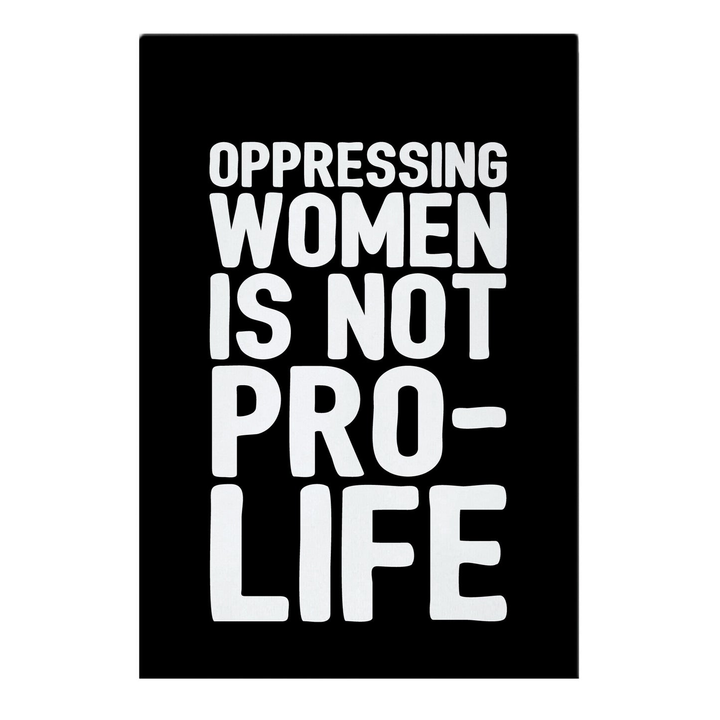 Oppressing Women Is Not Pro-Life Garden Flag