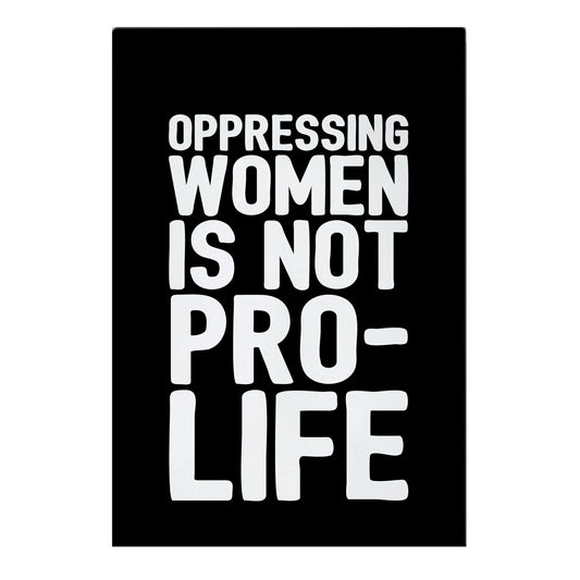 Oppressing Women Is Not Pro-Life Garden Flag