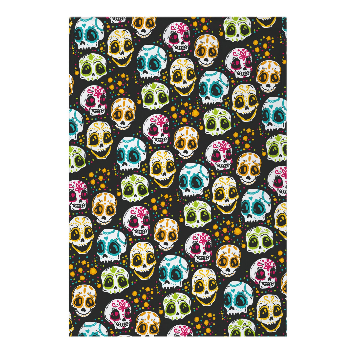 Day Of The Dead Skulls Garden Flag