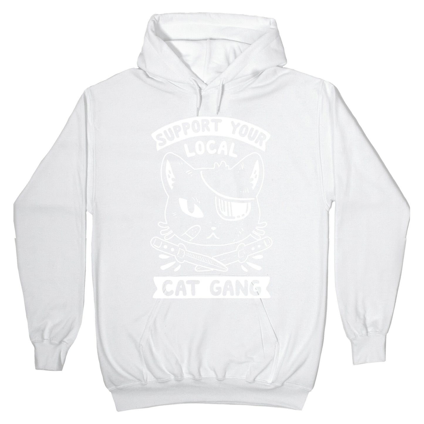 Support Your Local Cat Gang Hoodie