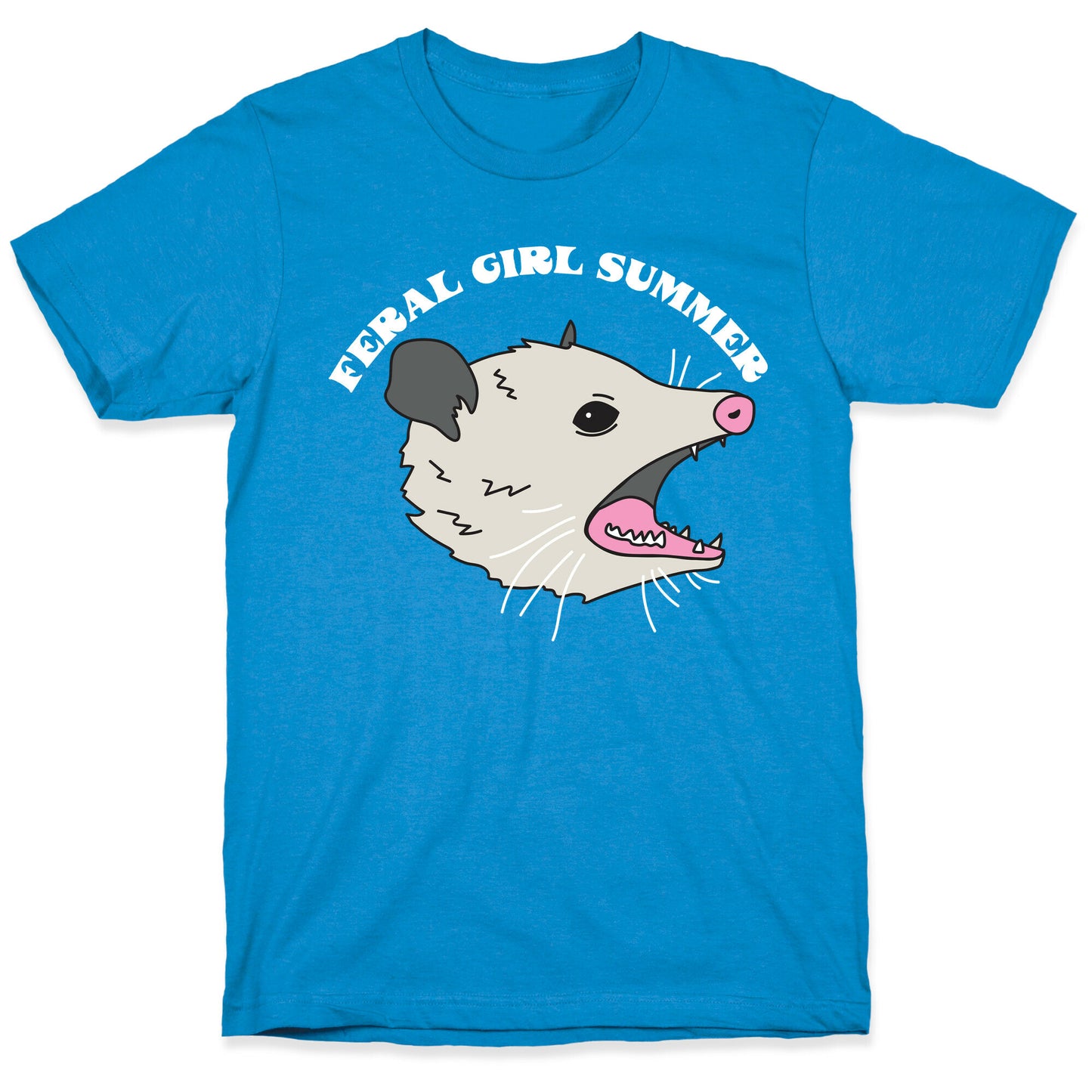 Feral Girl Summer Opossum T-Shirt