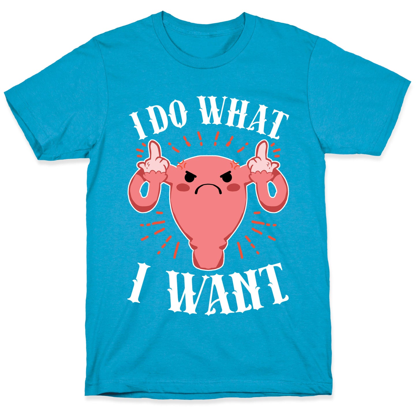 I Do What I Want Uterus Unisex Triblend Tee