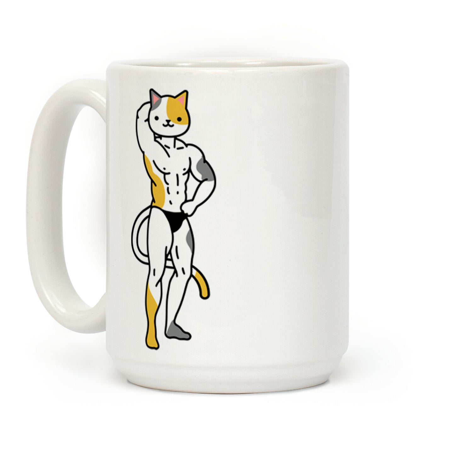 Buff Cat Calico Coffee Mug